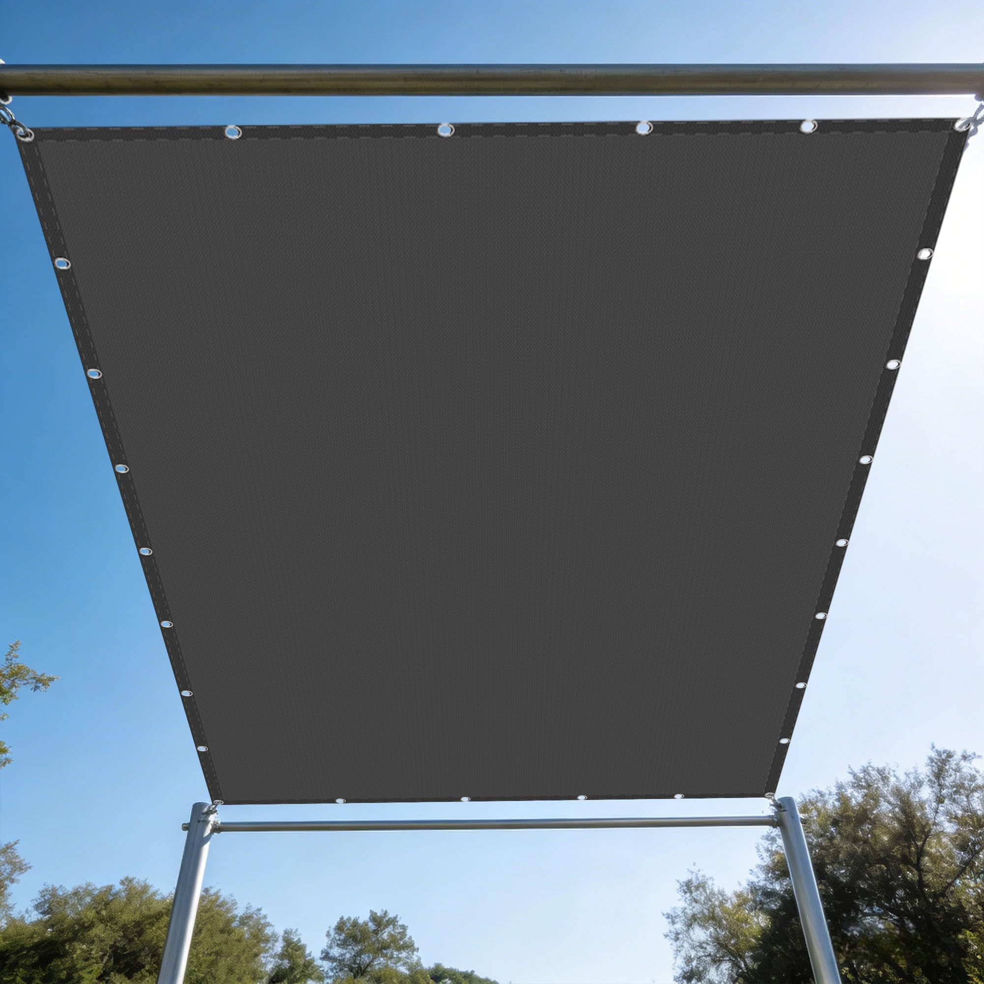 Voiles d'ombrages rectangulaires contre la chaleur bâche de protection extérieur