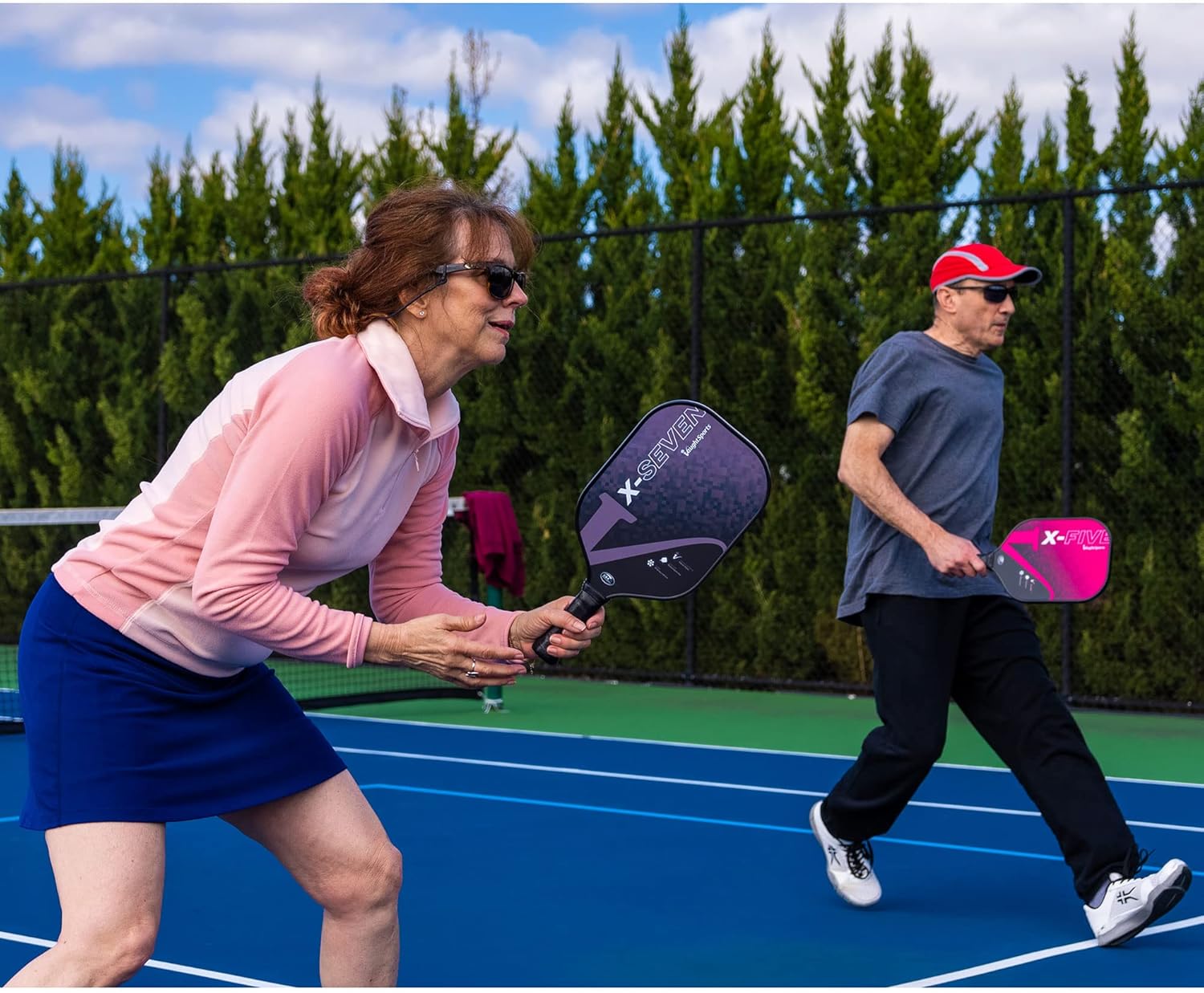 Best Pickleball Paddle for Intermediate to Advanced Players with Cushion Comfort Grip - Pickleball Racket - X-Seven Model USAPA Approved