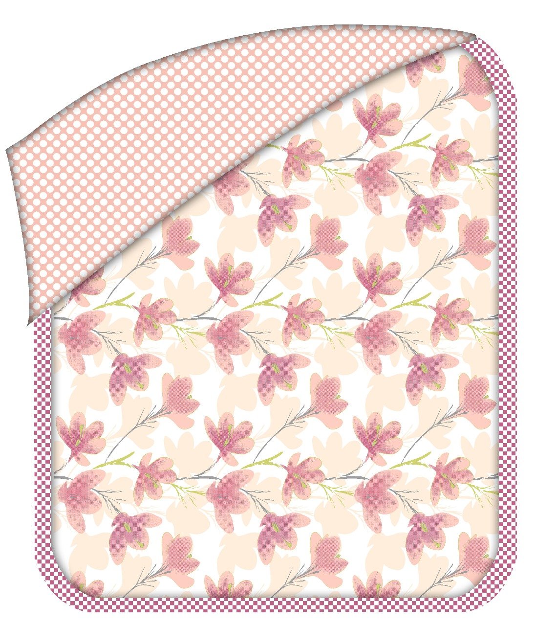 SVT Traditional Famous Jaipuri Beautiful Floral Print in Multi Pink Jaipuri Rajai/Razai/Quilt King Size/King Size Bed Quilt/Comforter/AC Quilt/AC Comforter-image-39