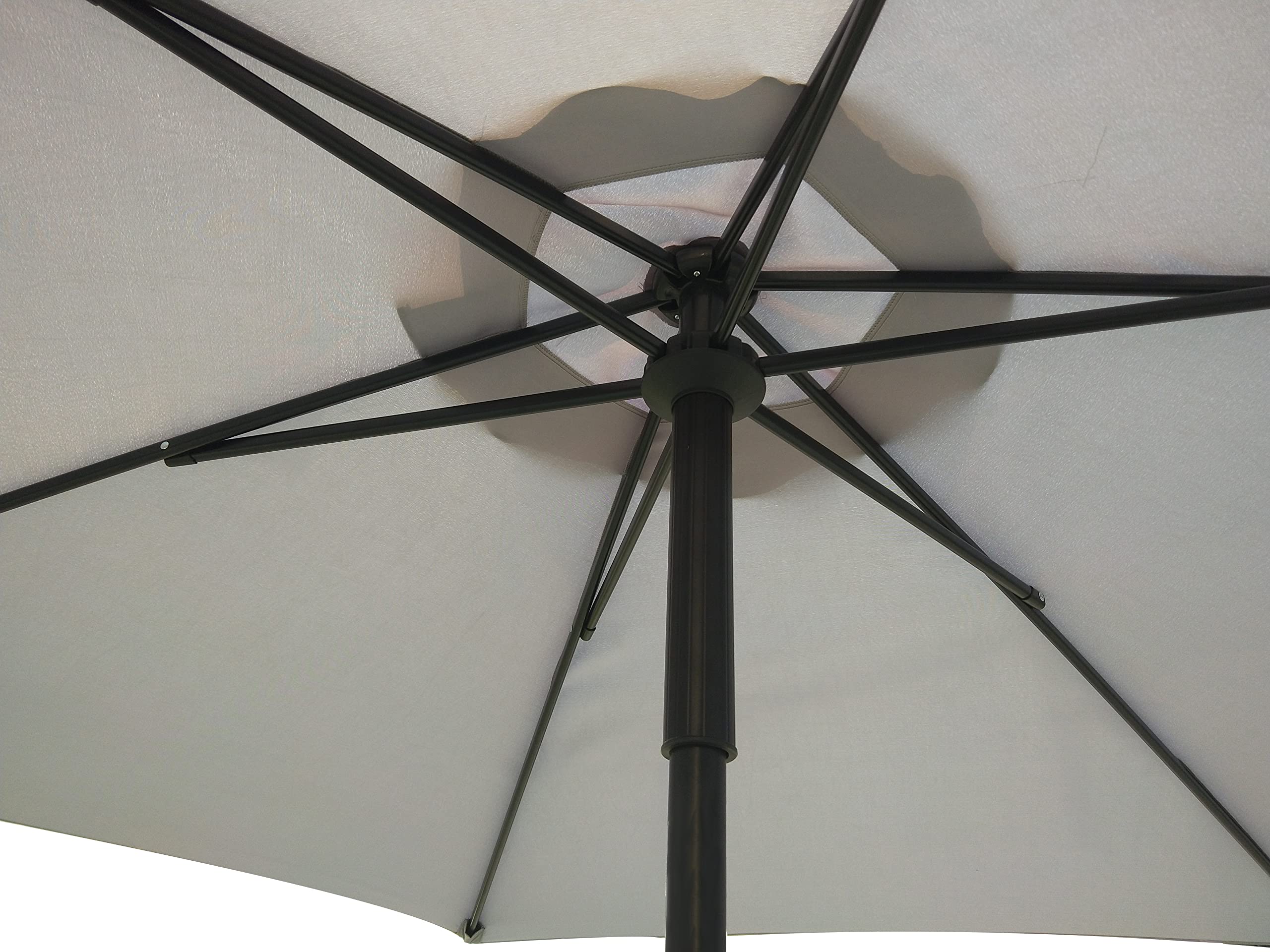 Linea Garden Friend Ombrellone Push up 3 mt. - Colore Grigio Struttura in acciao