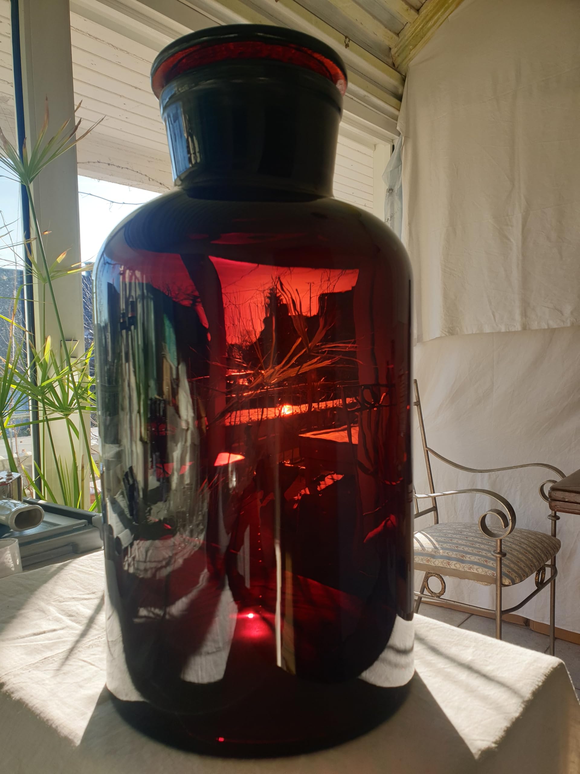 Generisch Apothekerflasche 10 L, Weithals, Braunglas