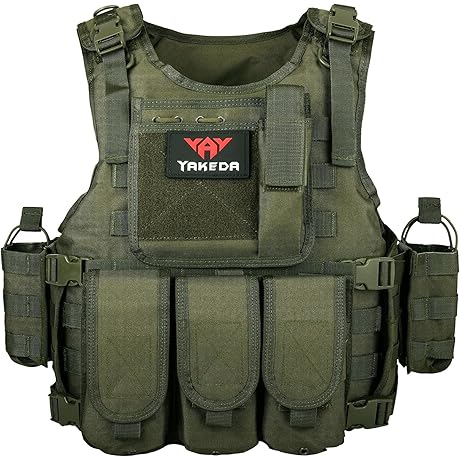 BOMTURN Green Plate Carrier: An Optimized Tactical Vest for Airsoft Enthusiasts