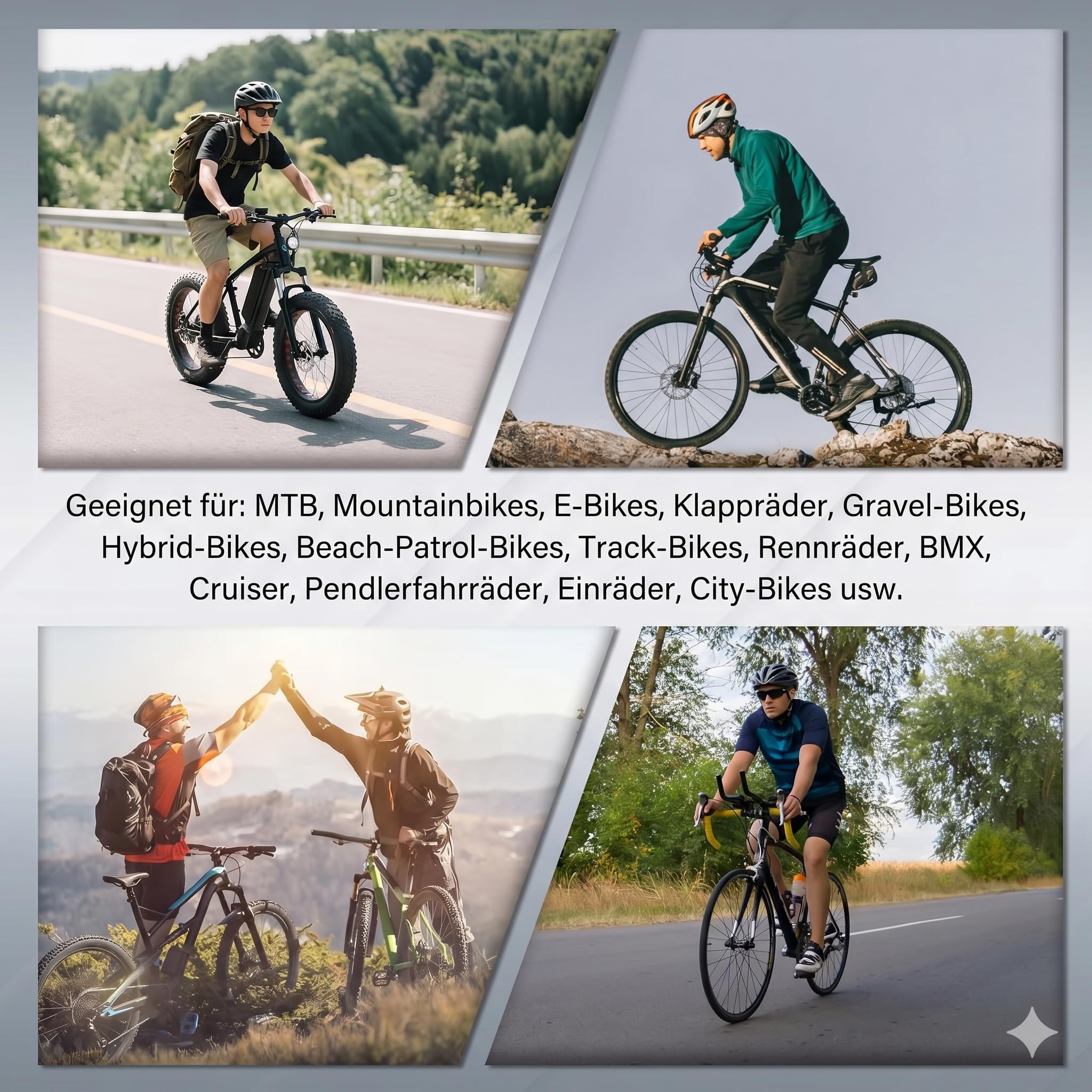 Pedali per bicicletta in alluminio CNC, pedali antiscivolo per mountain bike, città, bici da corsa