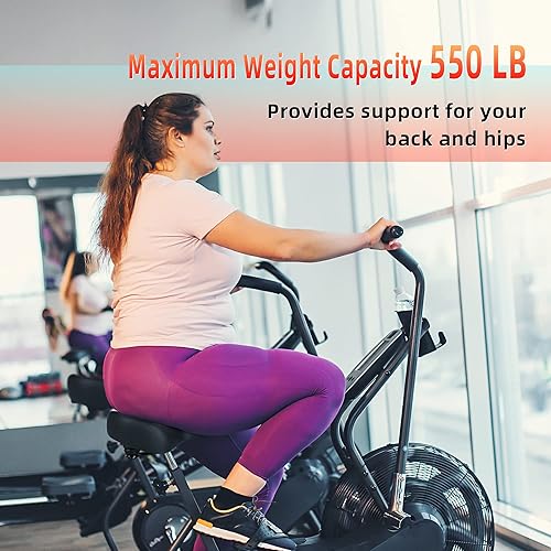 Vista 49 de Asiento de bicicleta de gran tamaño para bicicleta Peloton y bicicleta +, cómodo cojín de asiento compatible con bicicletas de Peloton, carretera