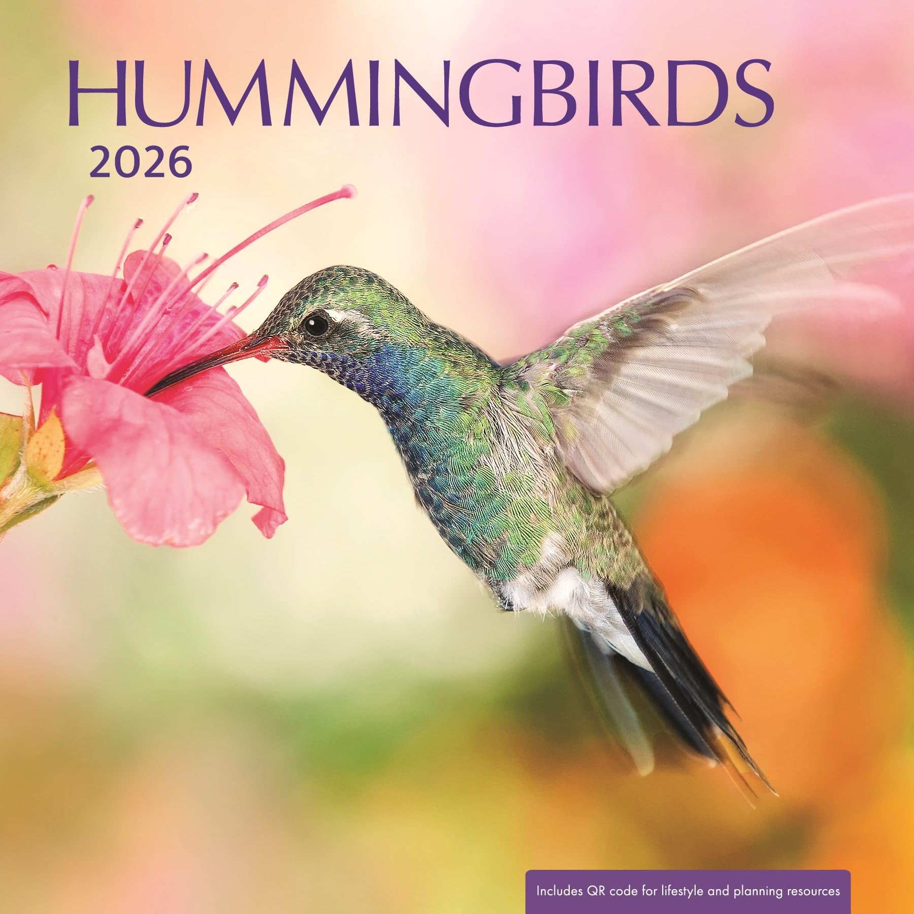 Hummingbirds 2026 Wall Calendar