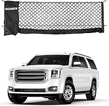 Envelope Cargo Net for Suburban | Tahoe | Yukon/XL | Escalade/ESV - Fits 2015-Current - Upgraded 5mm Bungee - Integrated Storage Bag - Heavy Duty Hooks - Designed in USA