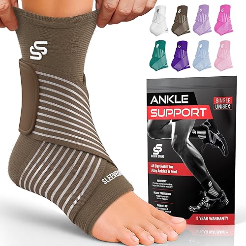 SS SLEEVE STARS - Tobillera para lesiones en los ligamentos y esguinces, alivio de fascitis plantar y tendinitis de Aquiles, para mujeres y hombres,