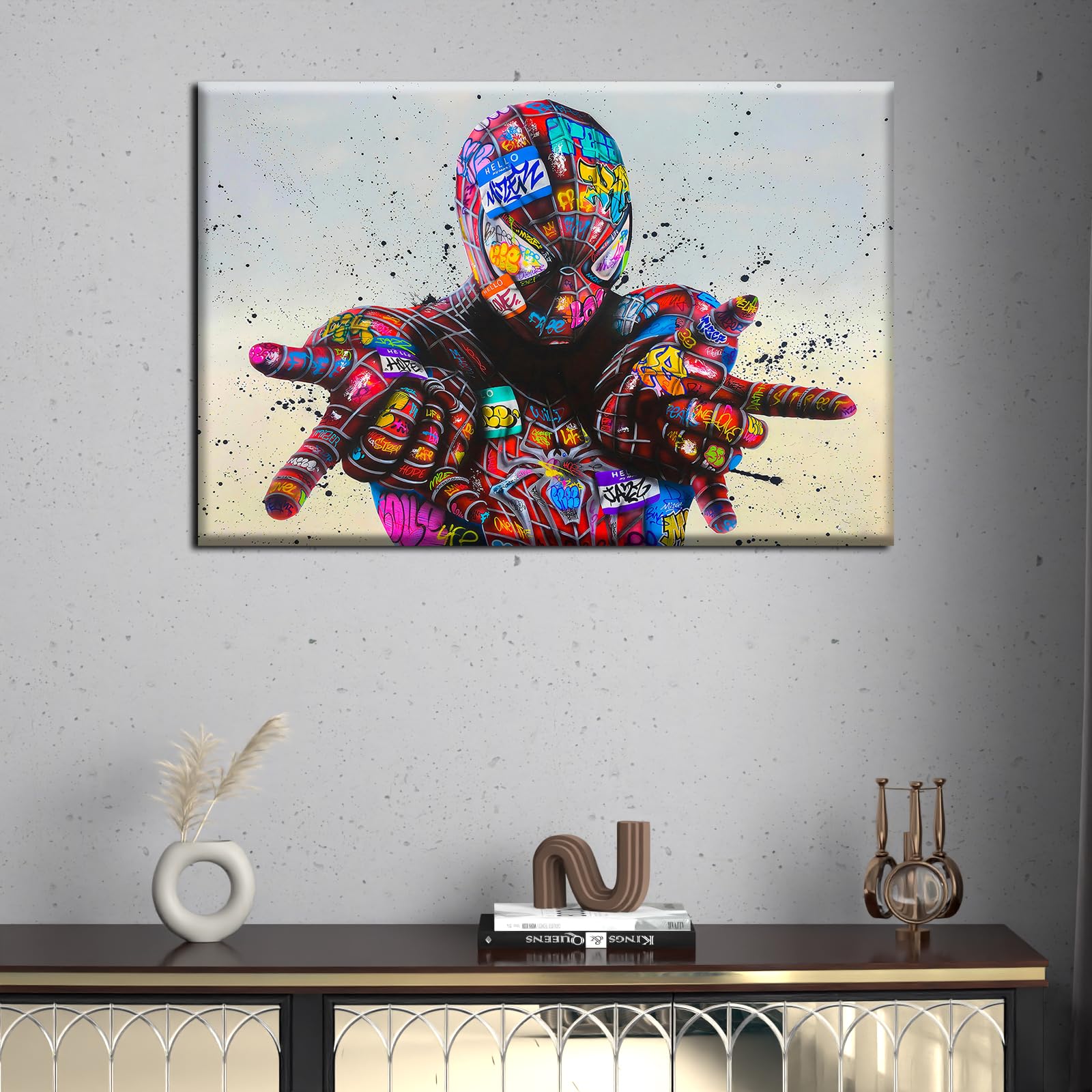 Amazon.co.jp: 香水 アートパネル アニメキャラ 壁画 寮の装飾壁掛け