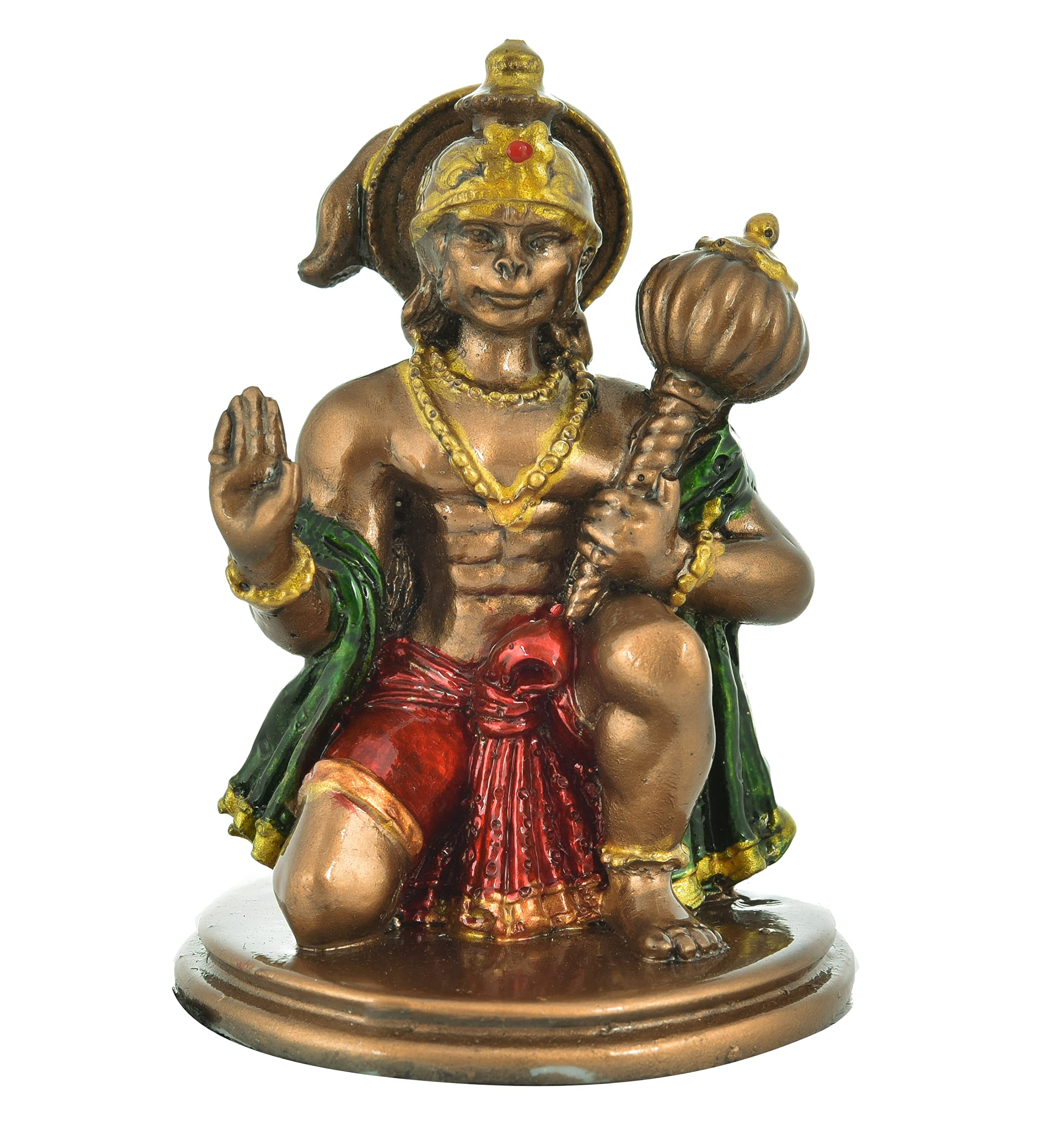 Archna Handicraft Polyresin Hanuman Ji Murti for Pooja Room Sculpture Idol Staute for Home Decor (3x2) - Image 6 thumbnail