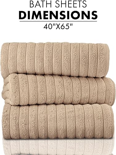 Miniatura 6 de Classic Turkish Towels - Juego de 6 toallas de lujo - 2 toallas de baño, 2 toallas de mano y 2 toallas pequeñas, 100% algodón turco, toallas de
