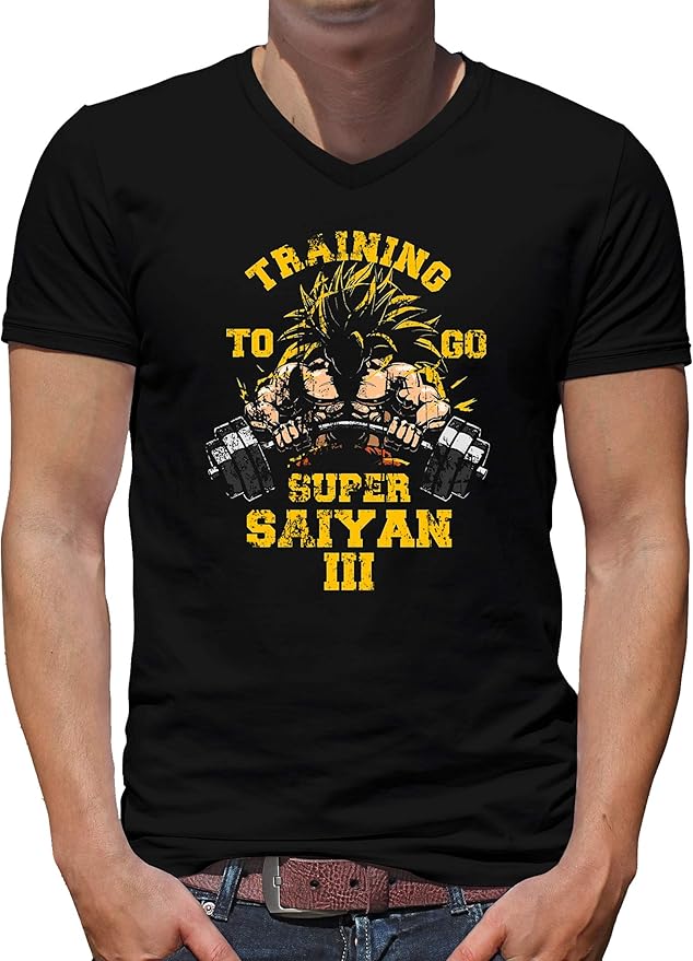 Camiseta De Cuello En V TShirt-People 5th Recon - 100% Algodón, Negro, Talla XXL