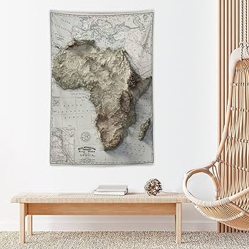 未開封 　イギリス　アンティーク　アフリカの地図 未開封 イギリス アンティーク アフリカの地図 地図