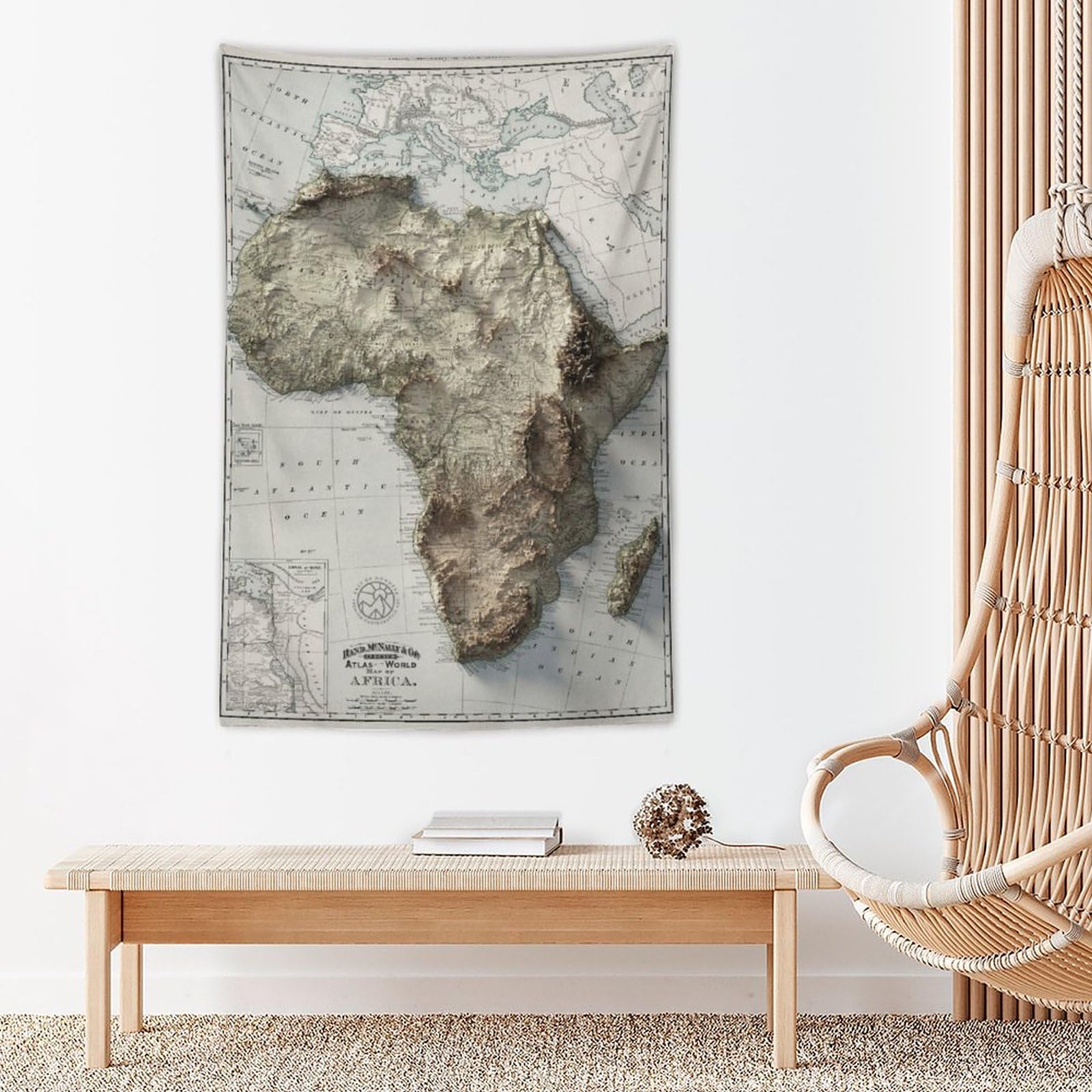 アフリカの絵画　アート　タペストリー　〜アフリカで購入〜 アフリカの絵画 アート タペストリー 〜アフリカで購入