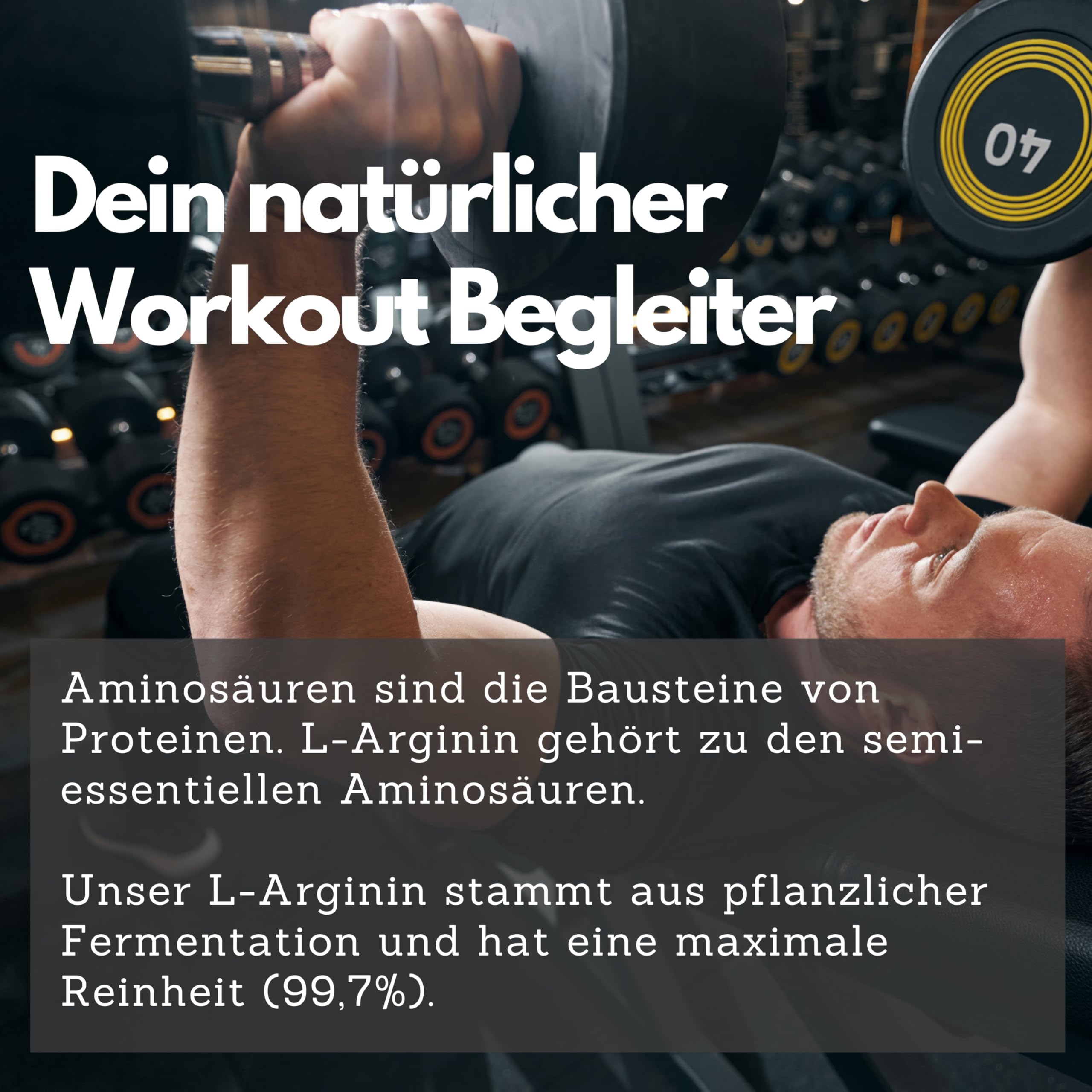 EXVital L-Arginin 4000 hochdosiert, 320 Kapseln in deutscher Premiumqualität, 2-3 Monatskur, semi-essentielle Aminosäuren. ApoTest: "Sehr gut"