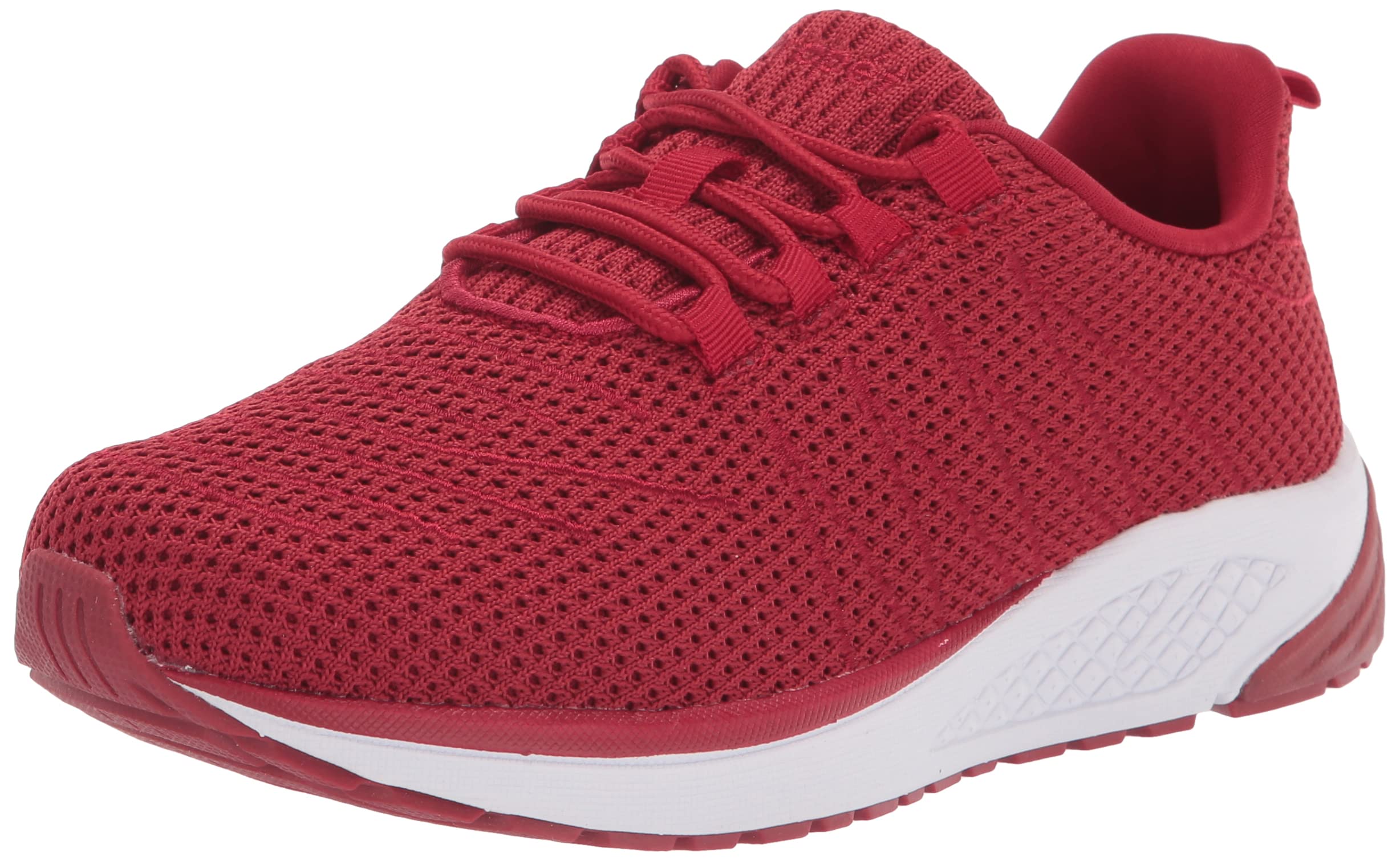 Propét Damen Tour Knit Sneaker, Rot/Ausflug, einfarbig (Getaway Solids), 41 EU Schmal