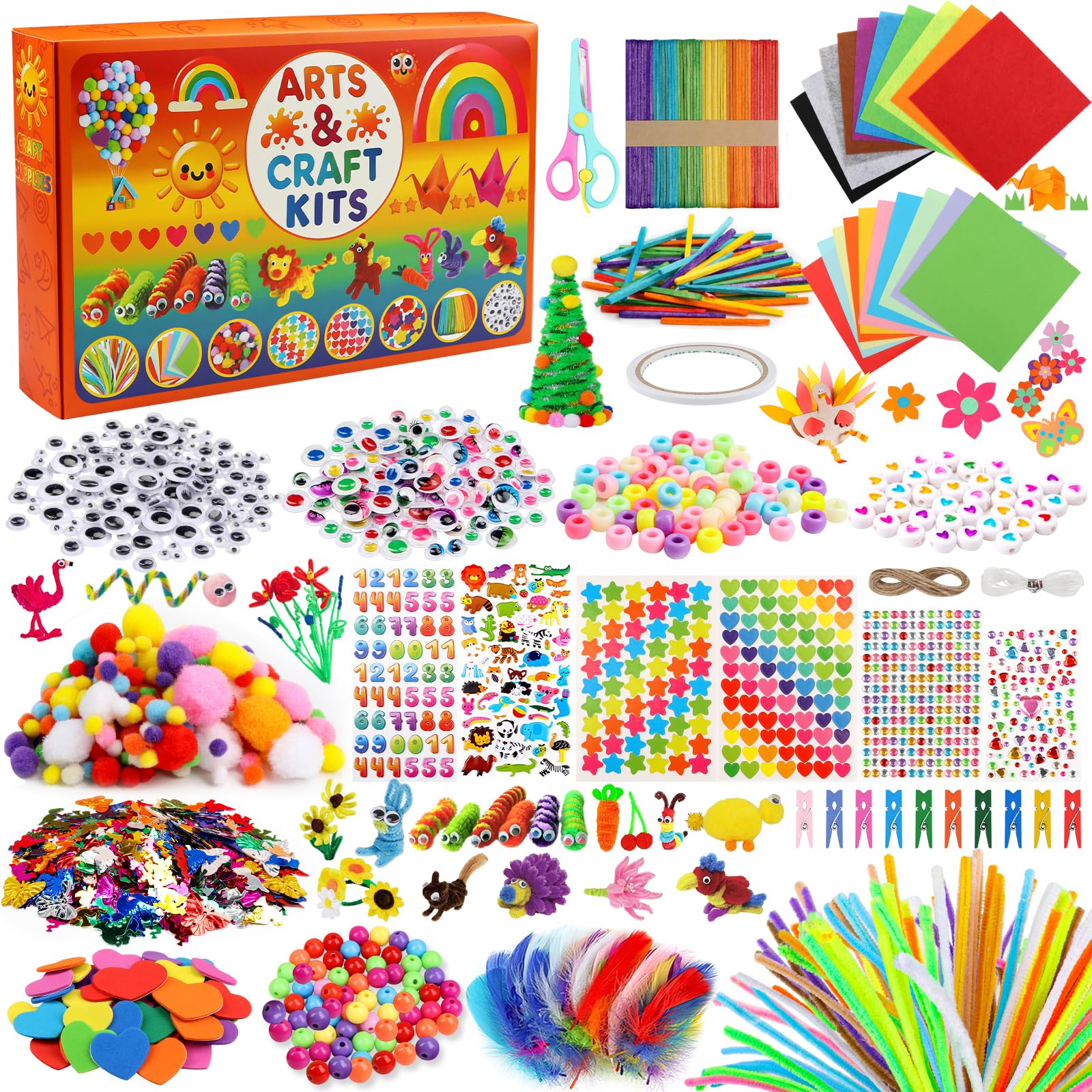DOITEM Pipe Cleaners Craft Supplies