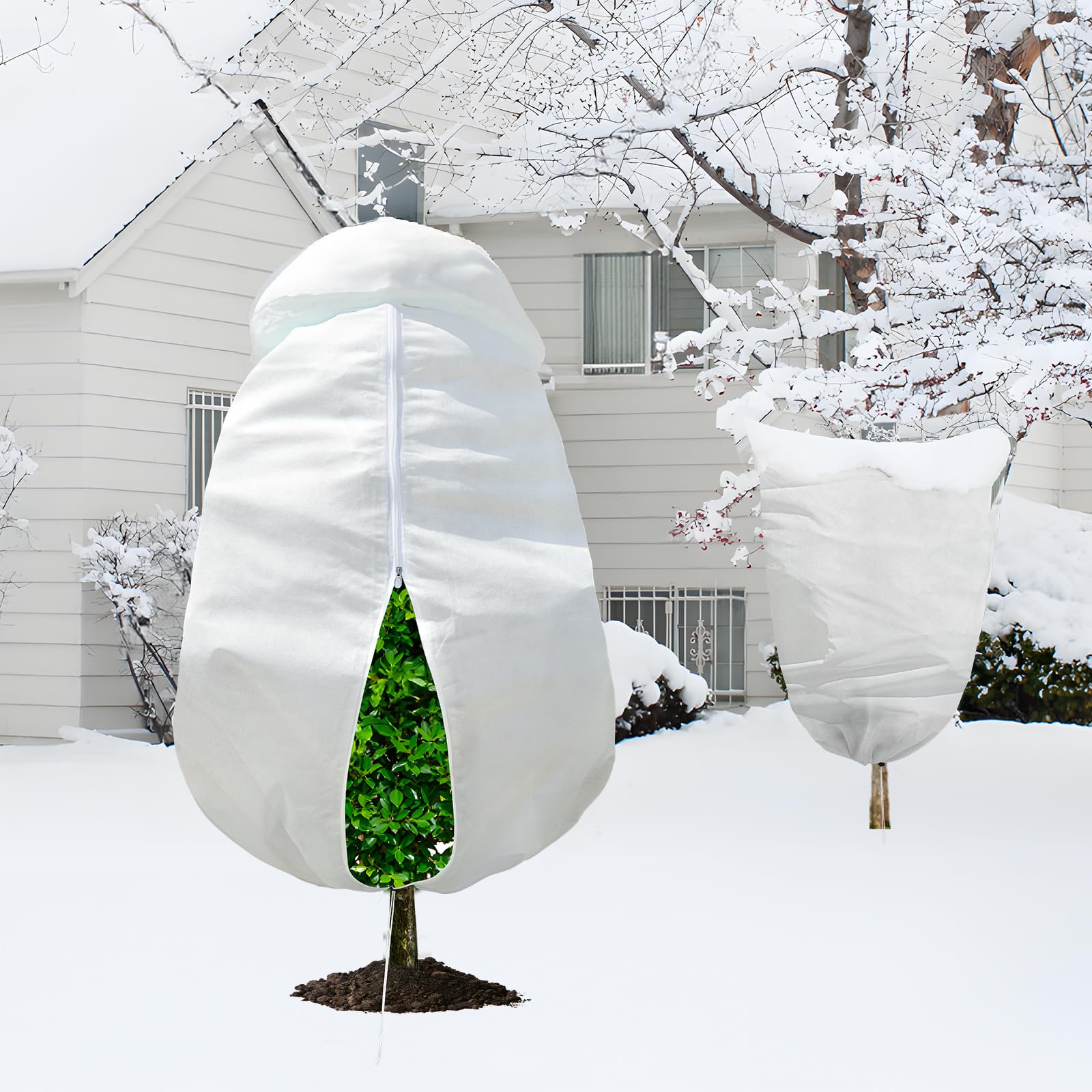 Frost Blankets For Outdoor Plants Plant Covers 10Ft X 33Ft, Plant  Protectors From Animals, Garden Floating Row Covers For Raised Beds/Vegetables,  Insect/Sun/Pest Protection (1.2 Oz/yd², White Frost Cloth Plant Freeze  Protection, image size:1600x1600