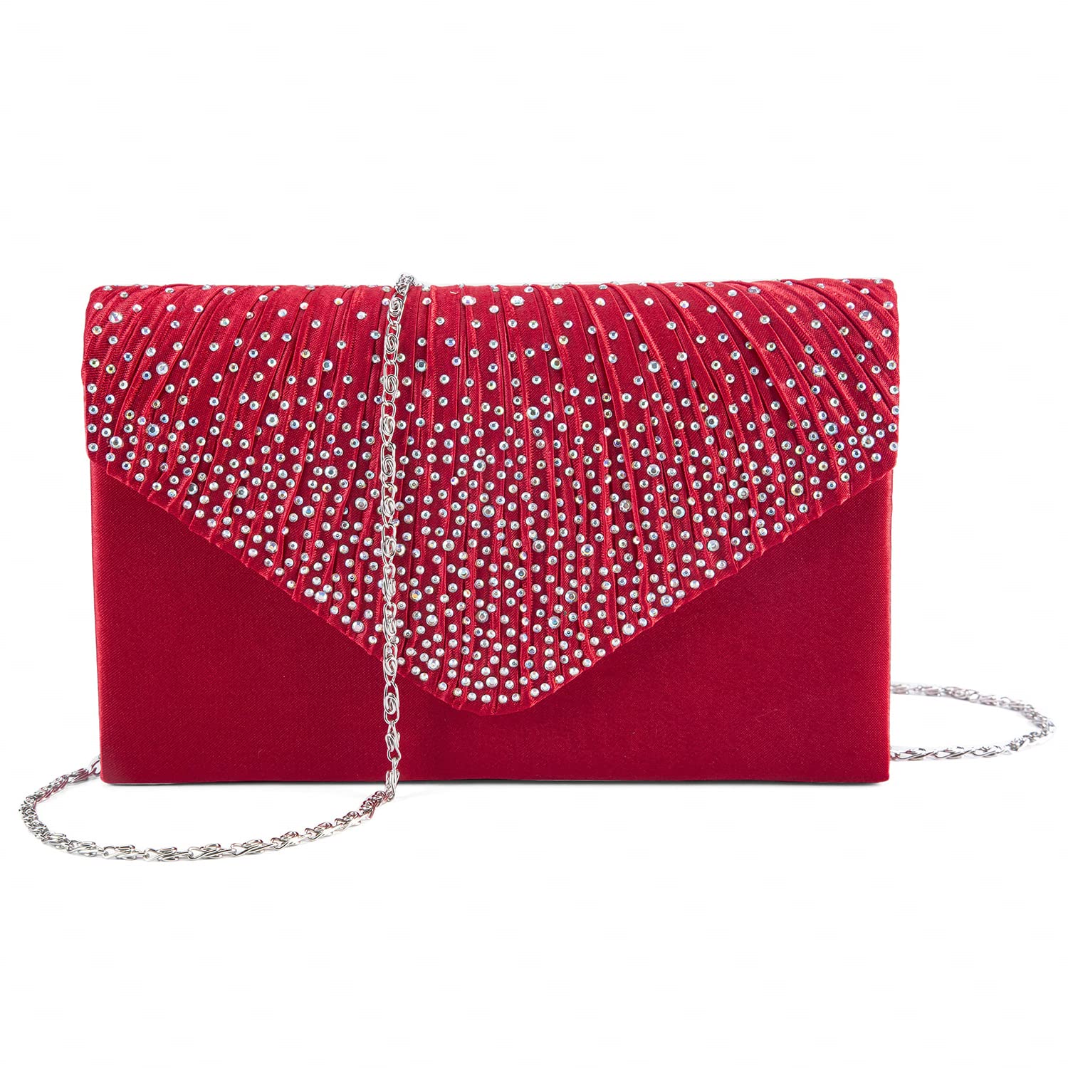 BAGLAMORClutch Purse for Women Elegant Floral Lace Envelope Handbag Wedding Evening Bag