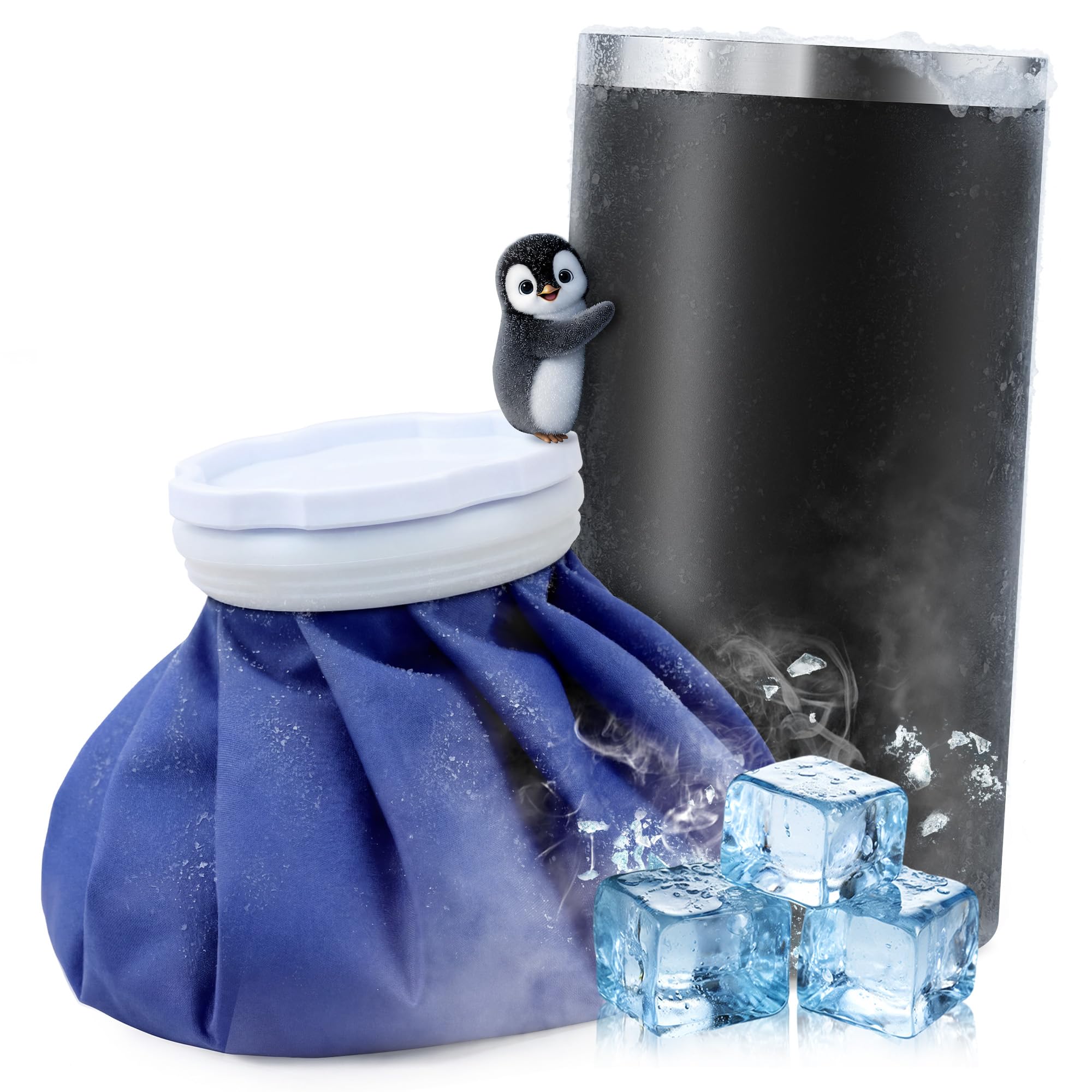 Amazon | 氷嚢 スポーツ【瞬間-20℃×20時間保冷】氷嚢 魔法瓶付き 氷嚢