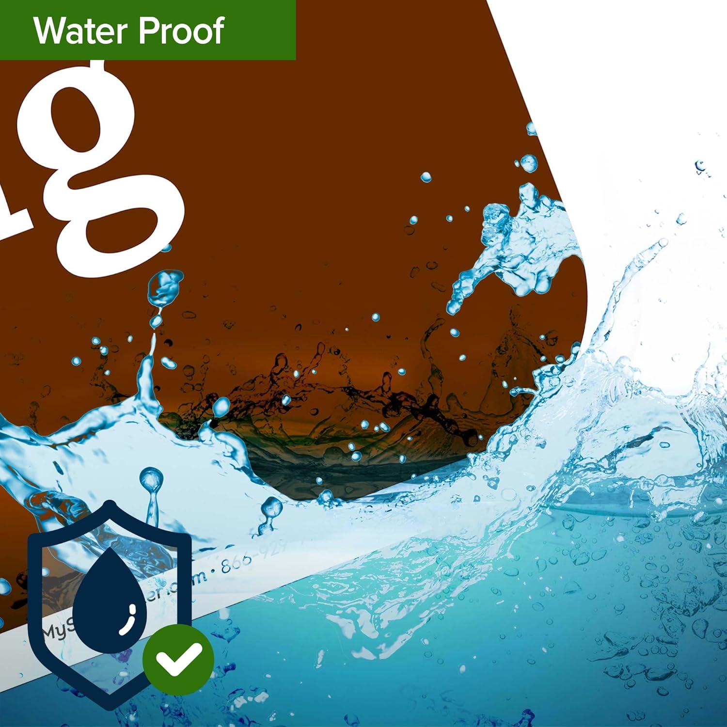 No Wading Sign, 12x18 Inches, Rust Free .063 Aluminum, Fade Resistant, Made in USA by My Sign Center