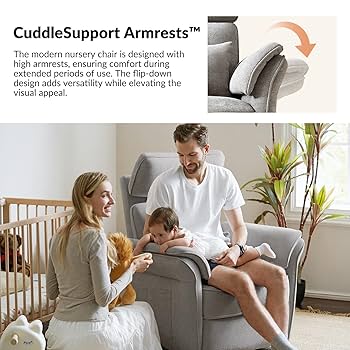 Amazon.com: HULALA HOME Nursery Glider Recliner with