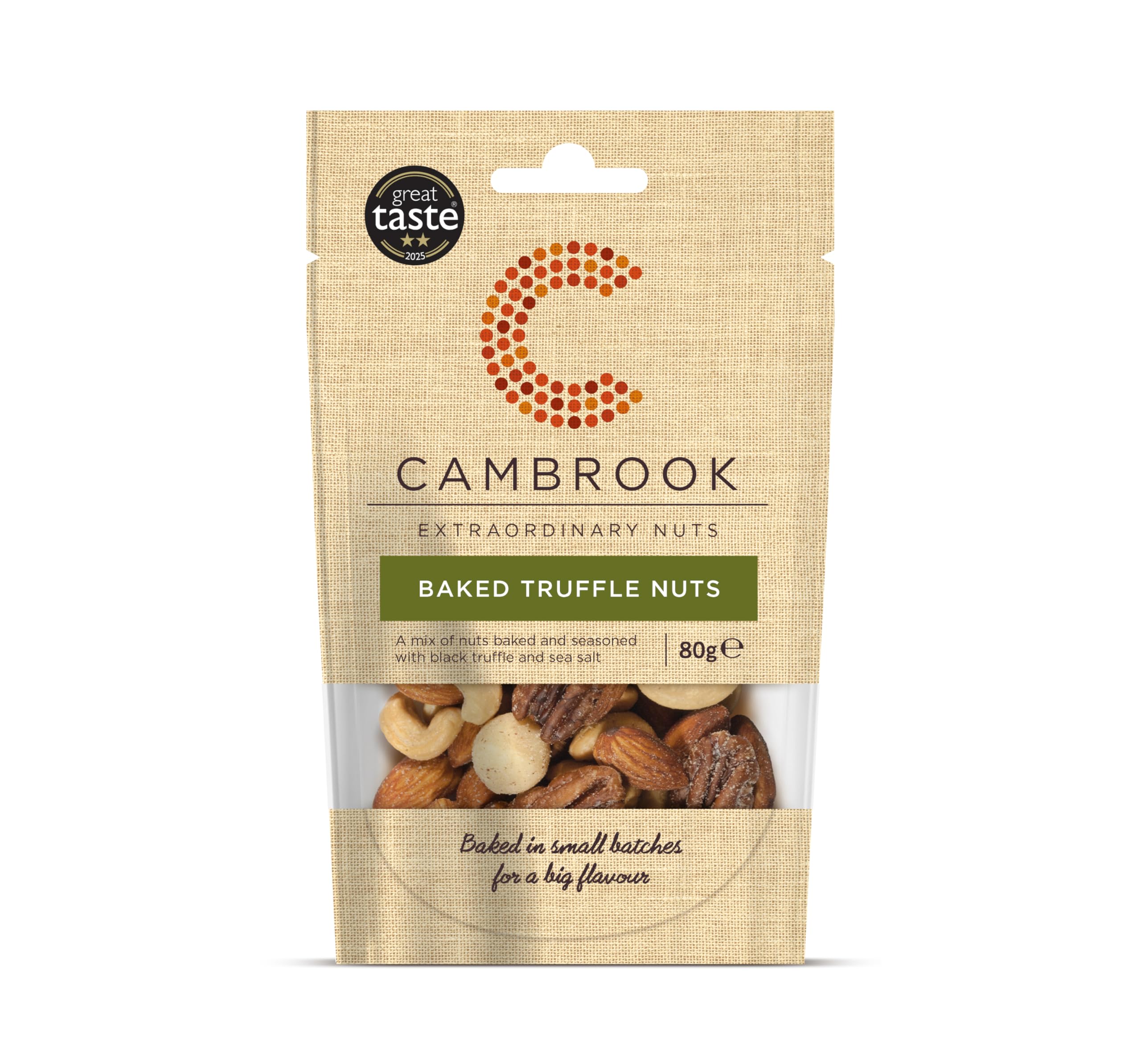 Cambrook - Baked Truffle Nuts, 80g Bag