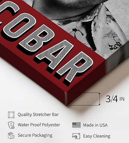 Miniatura 3 de Poster Master Lienzo de señor de las drogas colombianas, impresión de retrato de Pablo, arte del Cartel de Medellín, regalo moderno de inauguración