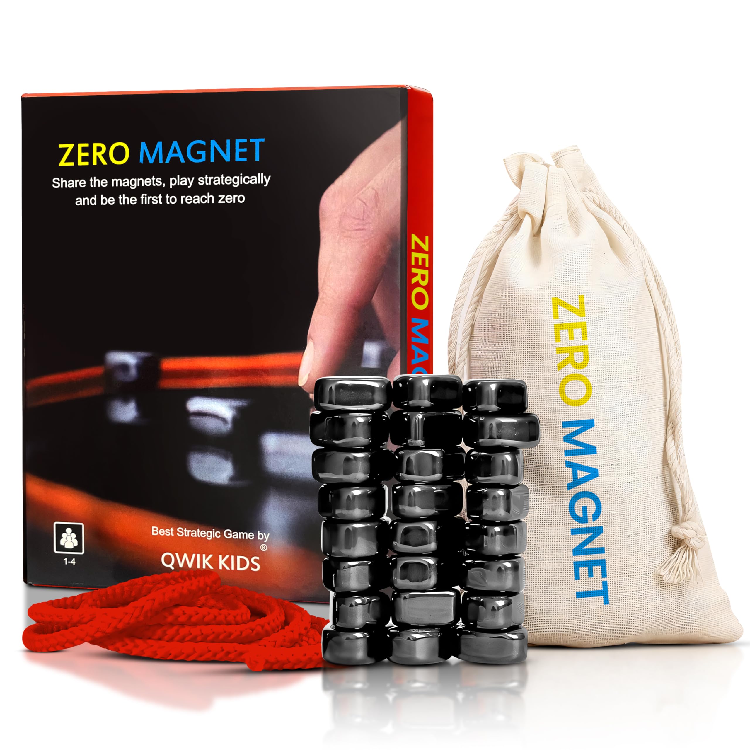 See full amazon price history chart for QWIK KIDS Zero Magnet Cluster Game - 24 Super Strong Hematite Magnets, Rope & Travel Bag | Table Top Interactive Magnetic Board Game for Kids & Adults | Engaging Family Friends Magnet Game QWIK KIDS Zero Magnet Cluster Game - 24 Super Strong Hematite Magnets, Rope & Travel Bag | Table Top Interactive Magnetic Board Game for Kids & Adults | Engaging Family Friends Magnet Game (B0DBG3ZZKM) Amazon Price History, Amazon Price Tracker