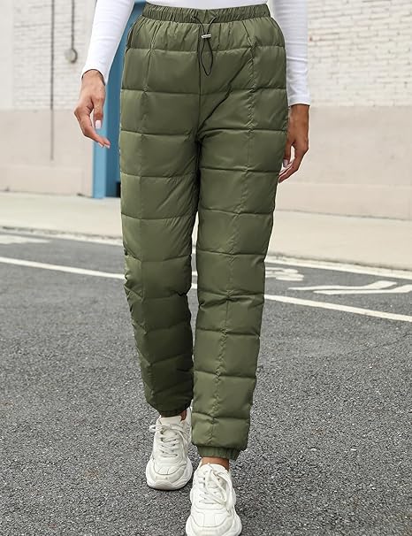 Nordic Ski Pants Men Gihuo Men's Down-Filled Winter Ski Pants