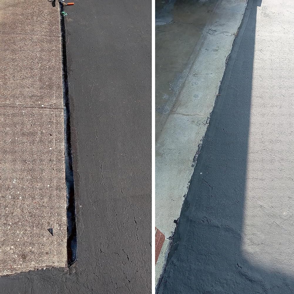 Asphalt-Rissfüller Selbstklebend Asphaltband 5cm x 10m 2,5mm Dick Schwarz