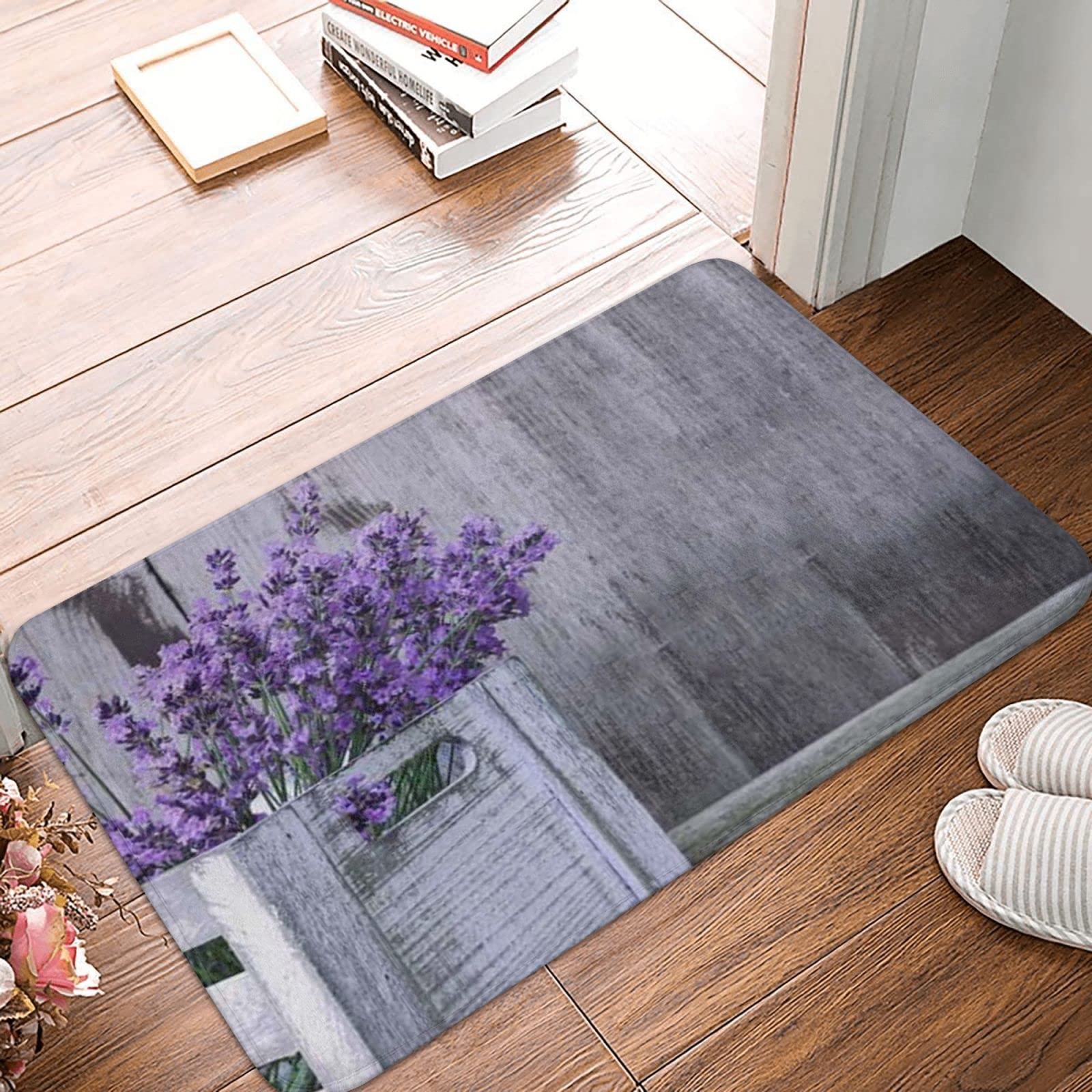 Aquarel Lente Bloemen Rood Blauw Rond Gebied Tapijt Slaapkamer Tapijt Shaggy Zachte Stoel Mat Wasbare Deurmat