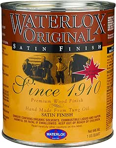 Waterlox TB 6044 Original Satin Finish, Quart, 32 Fluid Ounces