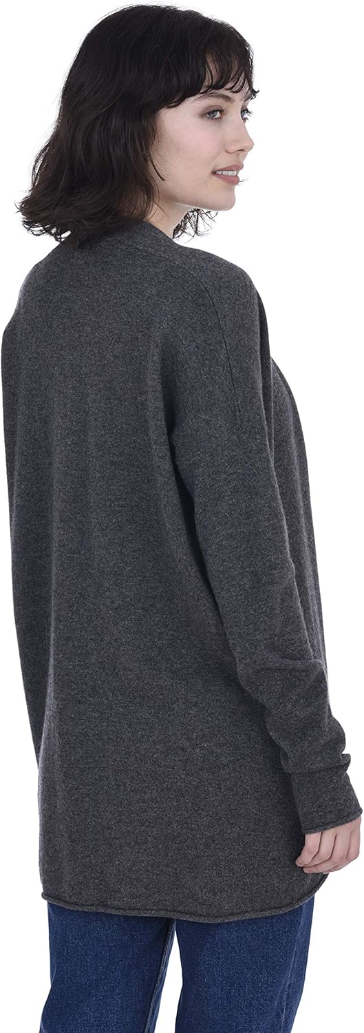 Cashmeren Lightweight Open Front Cardigan 100% Pure Cashmere Long Sleeve Sweater for Women - Image 5