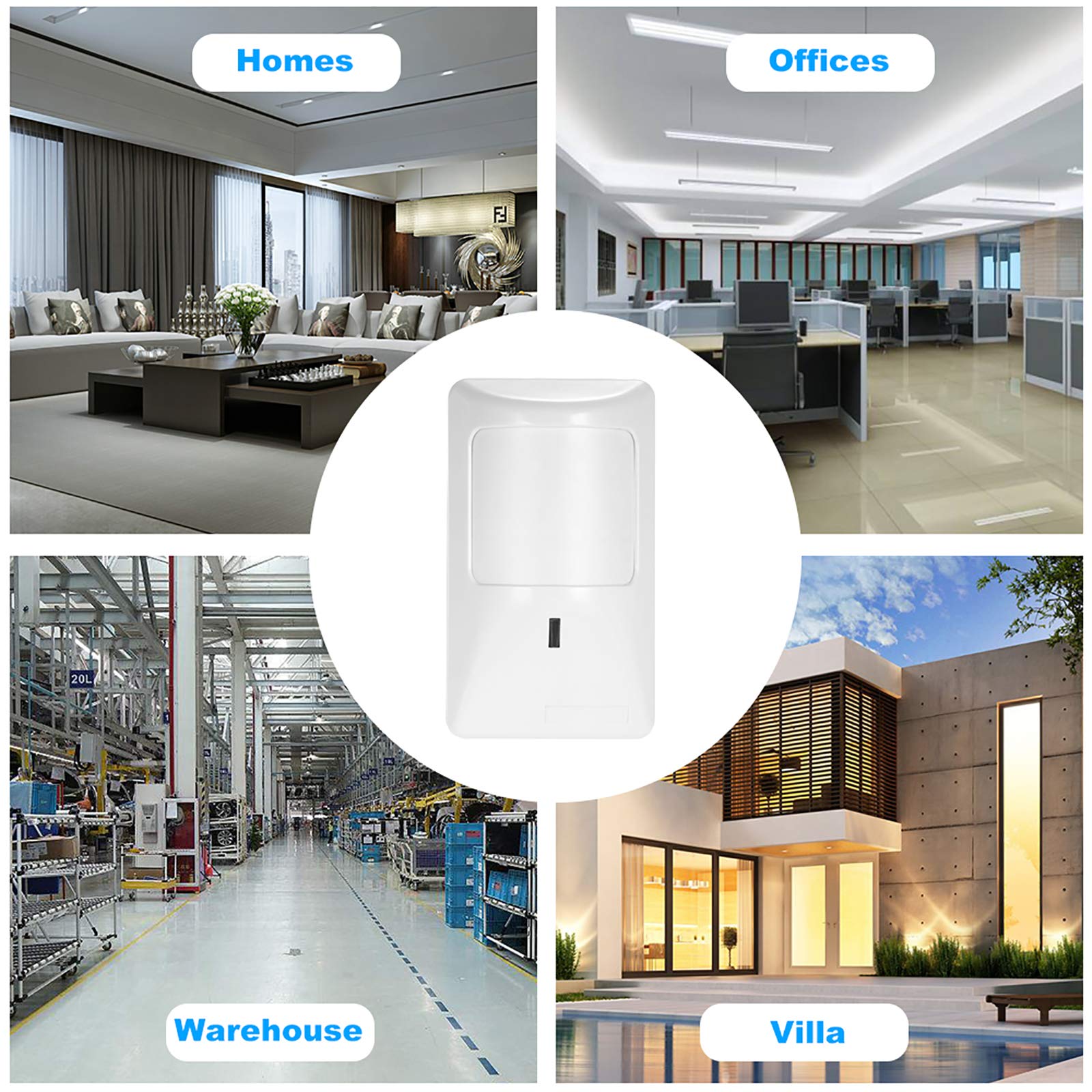Sensor de movimiento, alarma con cable y alarma infrarroja, sistema de alarma antirrobo para el hogar, sistema de alarma antirrobo