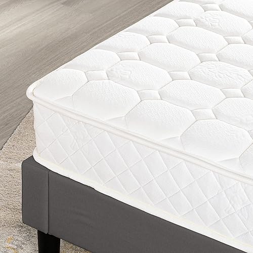 Miniatura 31 de Best Price Mattress Colchón híbrido de 10 pulgadas, parte superior ajustada, espuma de apoyo, bobinas en bolsillos, espumas y tela seguras