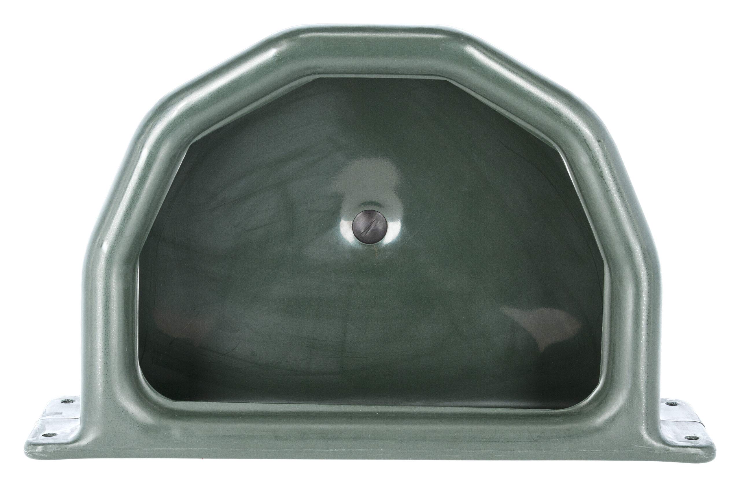 Kerbl Mangeoire Semi-Circulaire en Plastique - Vert - 324825