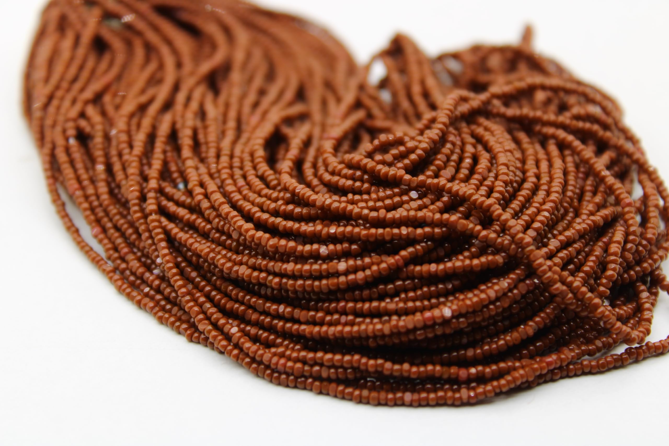 13/0 Charlotte True Cut Beads, Wenge Brown Opaque (2 Perfect Facets) 10 Grams Pack, Embroidery Material, Jewellery Supply, Premium True Cuts, 13600