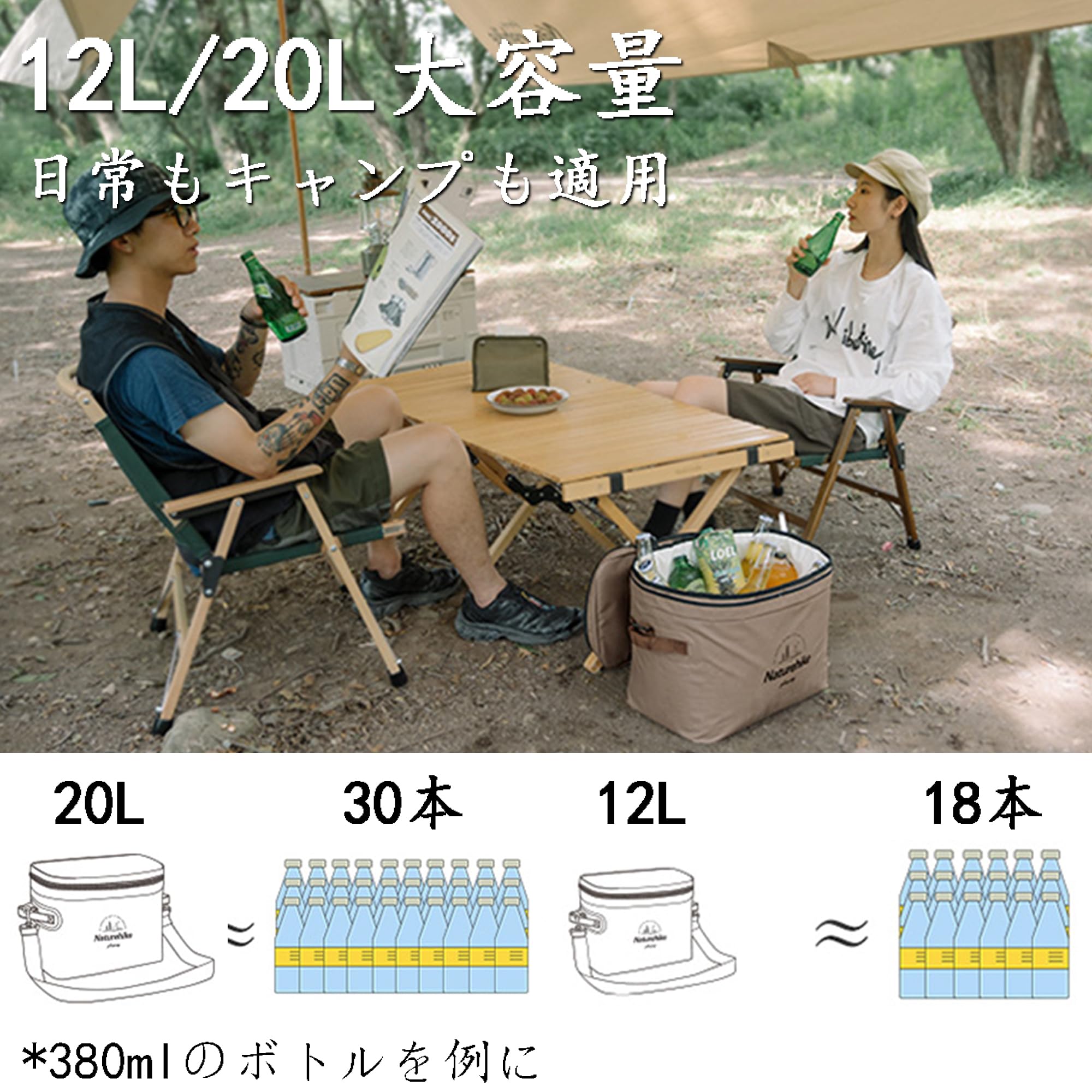 Amazon | Naturehike クーラーボックス クーラーバッグ アイスボックス 