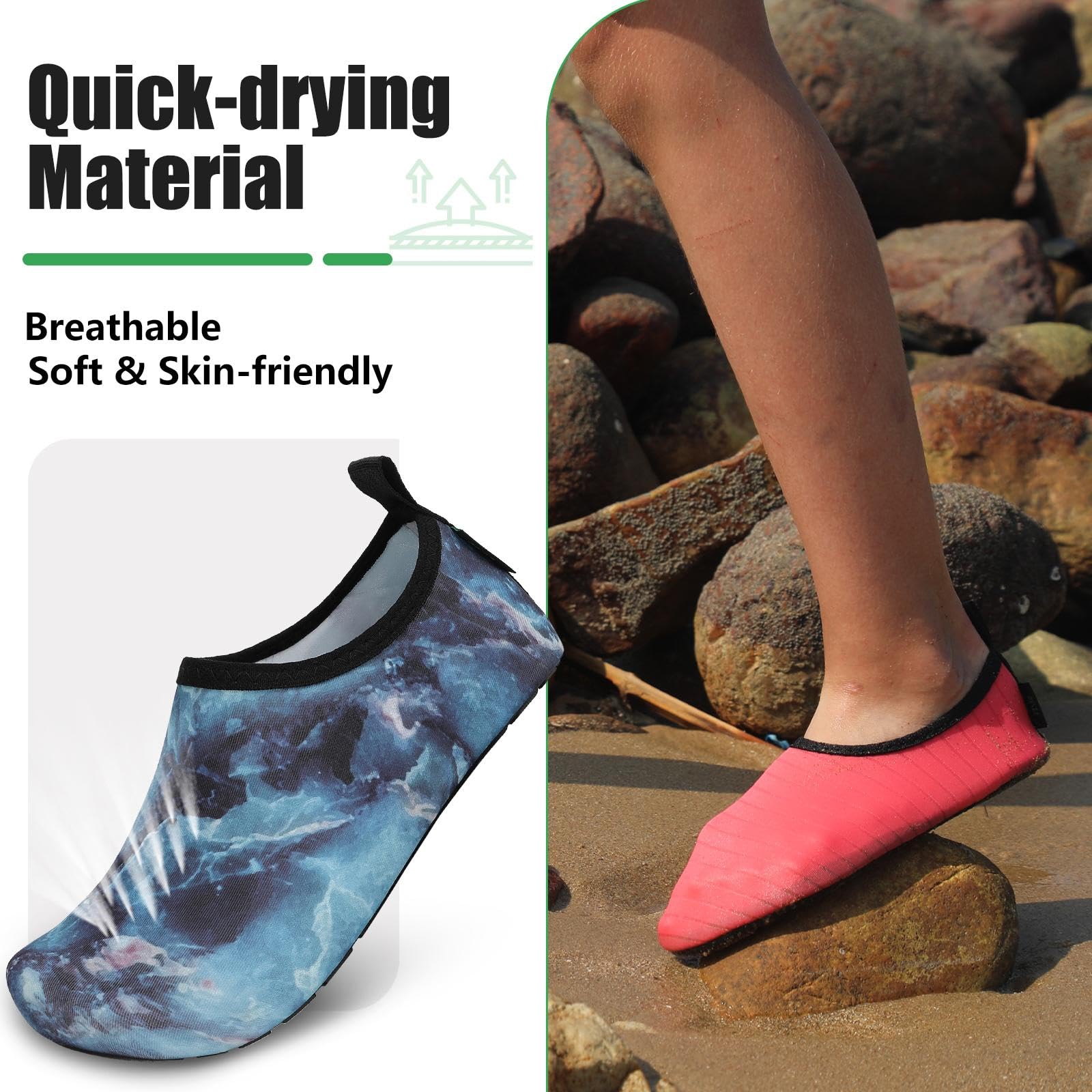 SAGUARO Scarpette da Scoglio Scarpe da Sport Acquatici, Unisex