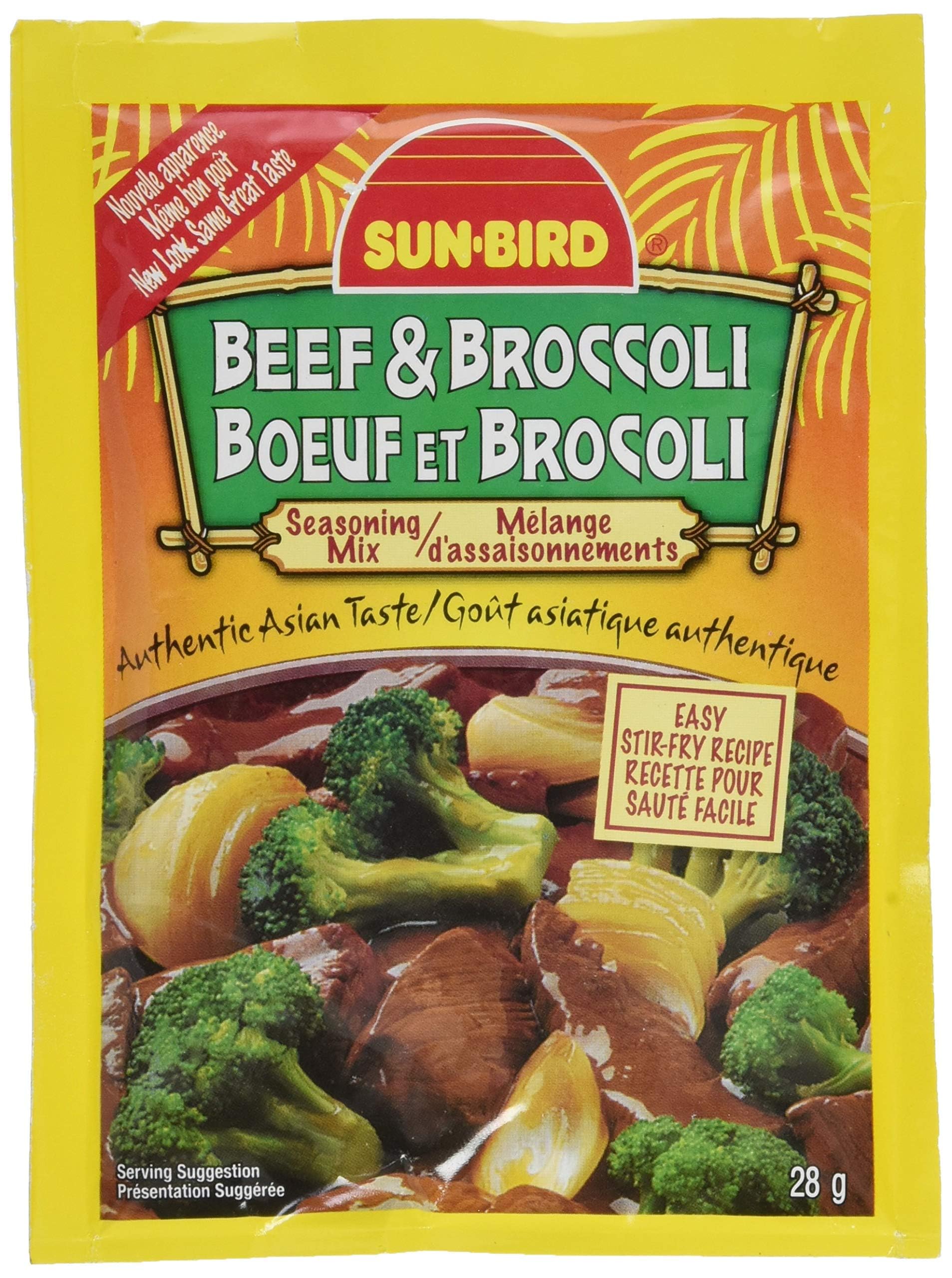 SUNBIRD MIX SSNNG BEEF BROC, 1 OZ