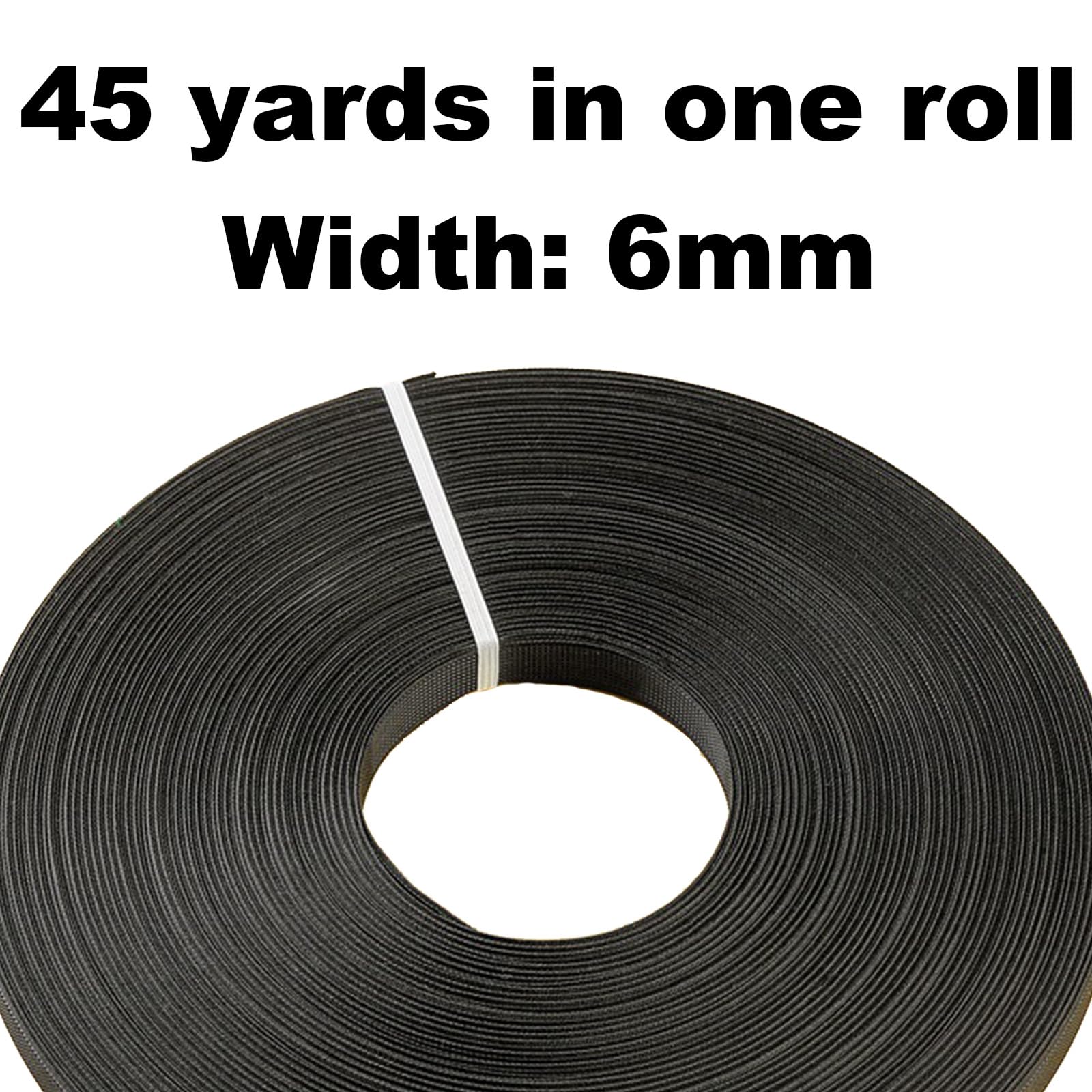 Polyester-Korsettstangen 46 Meter - 8mm Schwarz Für Nähprojekte
