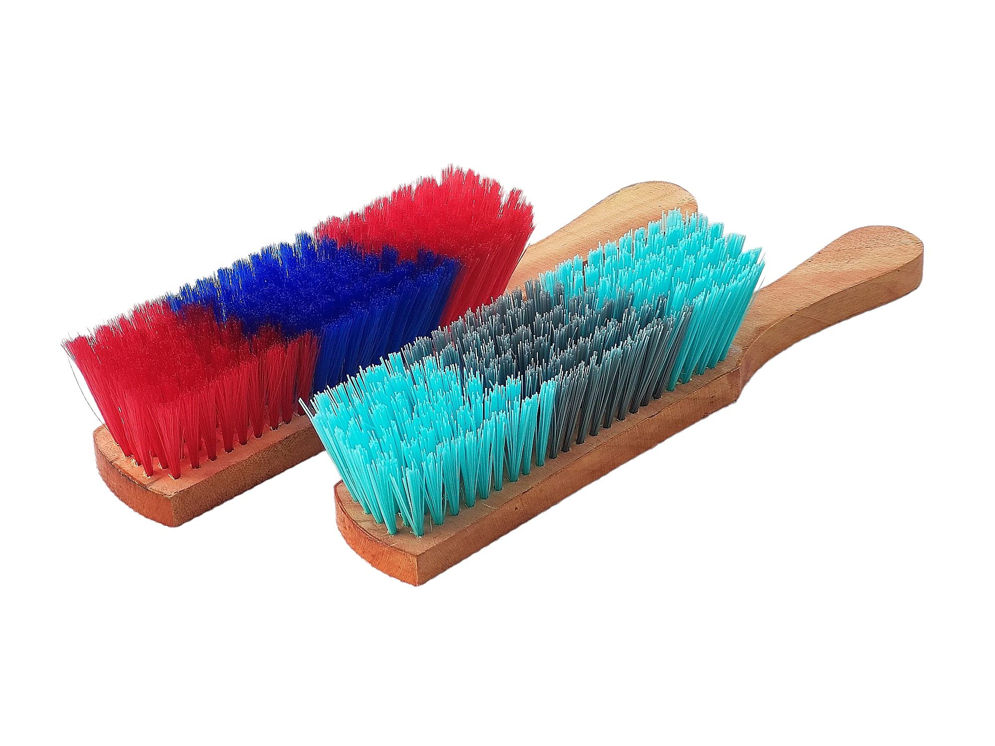 Antiter Multipurpose Cleaning Wooden Brush with Hard Bristle and Soft Bristle, Complete Home Cleaning Kit for Carpet Cleaning, Sofa Cover, Floor Cleaning, Blazer/Coat Dust Remover (Pack of 2) (B0BG66PHS7) Amazon Price History, Amazon Price Tracker
