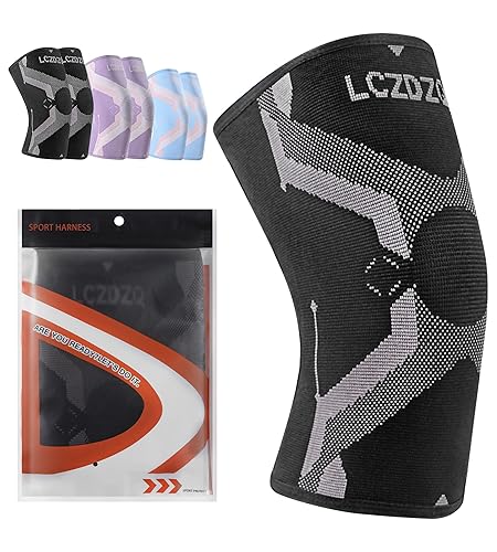 Rodilleras de compresión para hombres y mujeres, alivio del dolor de rodilla para artritis, desgarro de menisco, correr, gimnasio, baloncesto, color