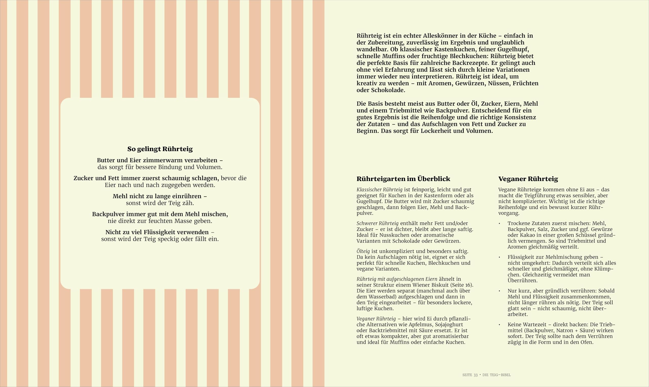 Die Teig-Bibel: Das ultimative Grundlagenkoch- & Backbuch für Teige aller Art. Von Ausbackteigen über Pizza & Brot bis Rührkuchen