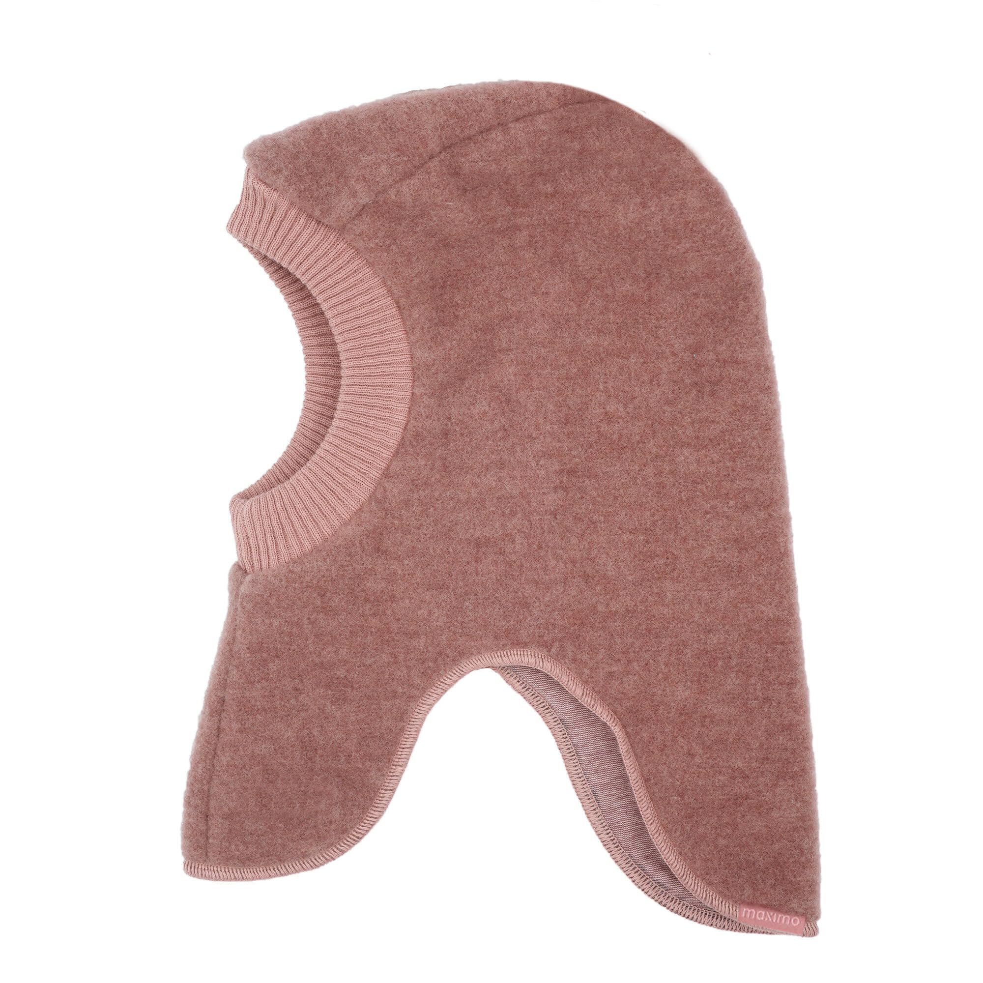maximo GOTS MINI-Schlupfmütze Wollfleece, Jerseyfutter Made in Germany Wollfleece