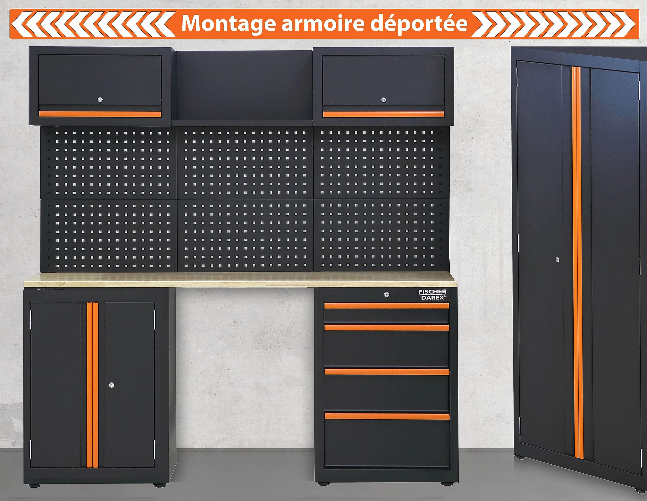 Mobilier de rangement pour garage et atelier