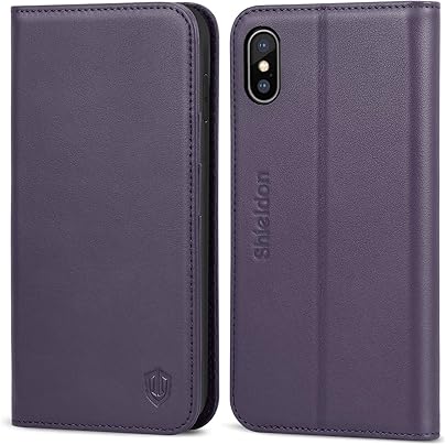 SHIELDON Funda iPhone MAX Funda Cuero Genuino con Auto Despertar Dormir Tecnolog a Bloqueo RFID C scara TPU Soporte Plegable Cierre Magn tico Carcasas iPhone MAX P rpura SHIELDON Funda iPhone MAX Funda Cuero Genuino con Auto Despertar Dormir Tecnolog a Bloqueo RFID C scara TPU Soporte Plegable Cierre Magn tico Carcasas iPhone MAX P rpura