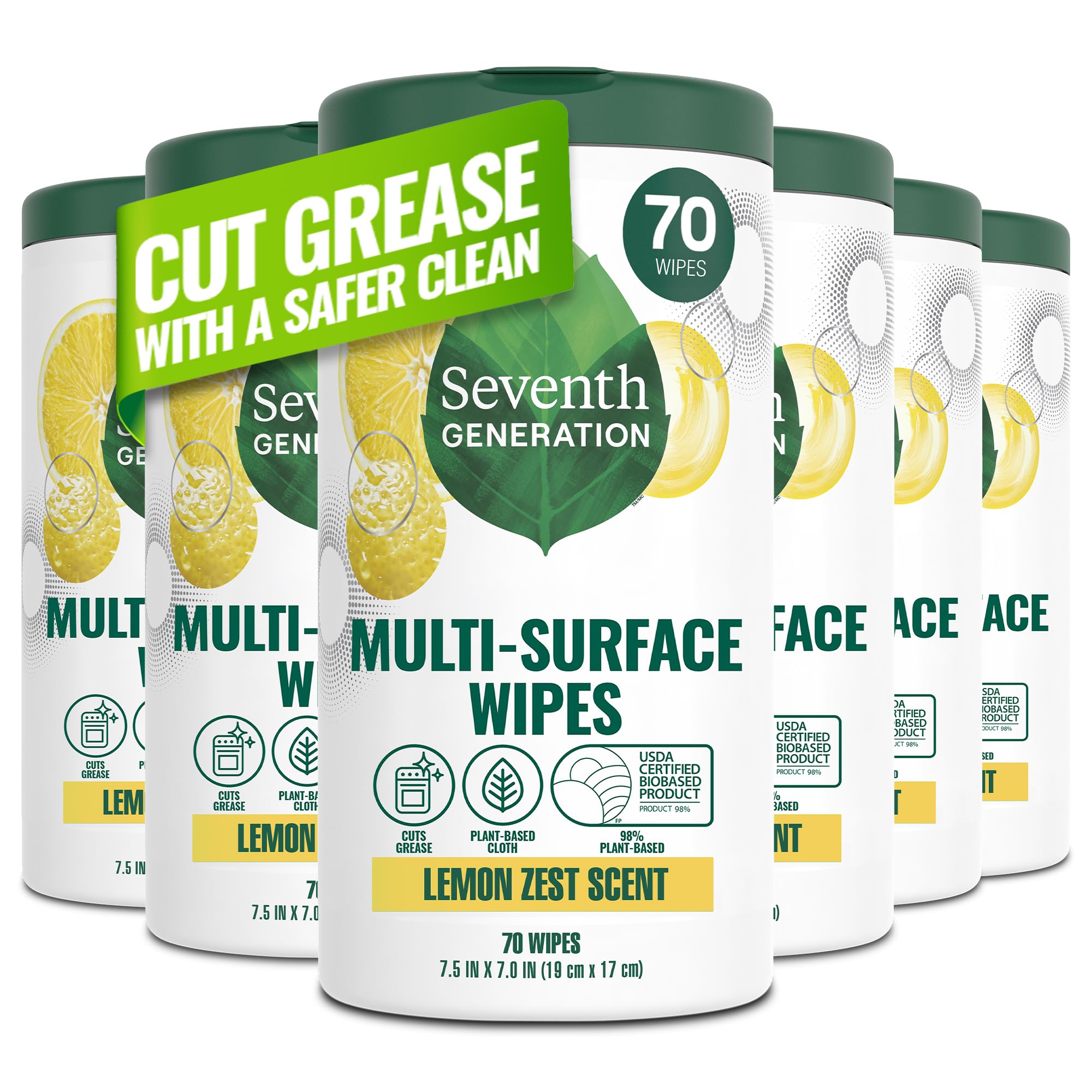 Amazon.com: Seventh Generation Multi Surface Wipes All Purpose