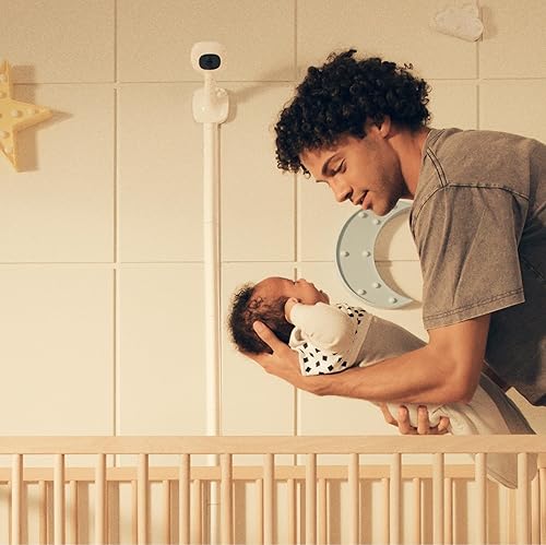 Miniatura 7 de Nanit Monitor de bebé Pro Smart - Cámara de video Wi-Fi de 1080p, audio de 2 vías, mira a tu bebé desde cualquier lugar, notificaciones de