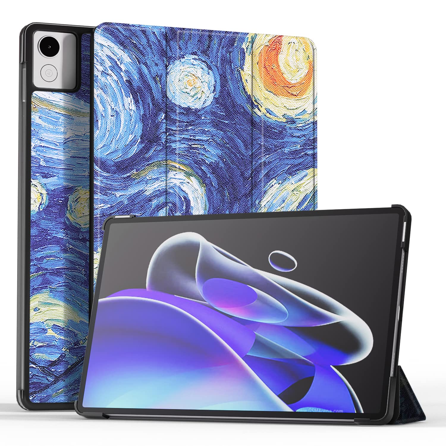SwooK Flip Cover Case for Realme Pad X 11 inch Tablet Trifold Stand Lightweight Slim Protective Folio Flip Cover Case (Stary Sky) (B0BMGLGSVQ) Amazon Price History, Amazon Price Tracker